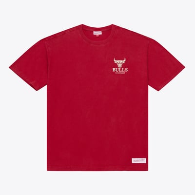  Chicago Bulls Mitchell & Ness Core Essentials T-Shirt - Red