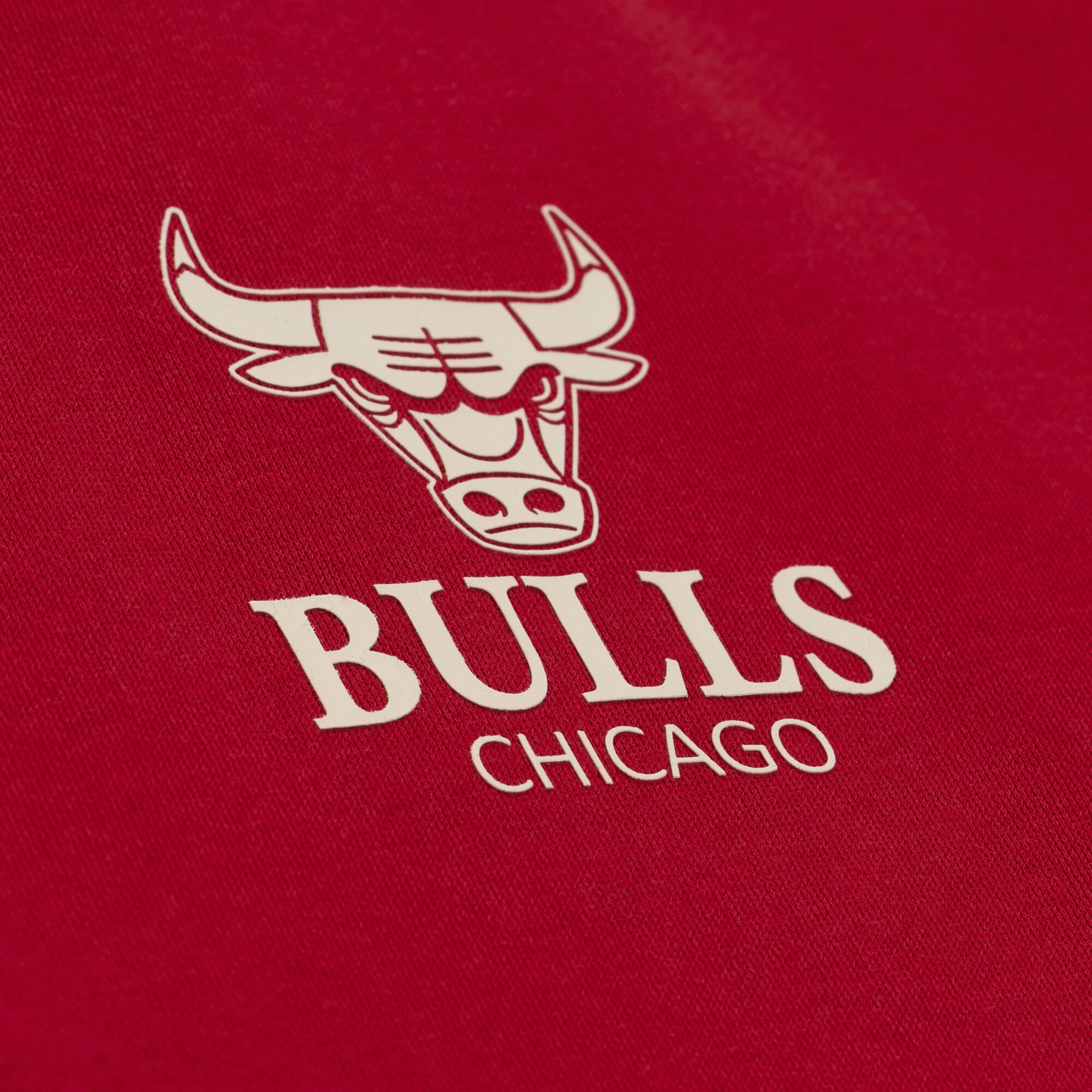 Men's Mitchell & Ness Red Chicago Bulls Core Fleece Hoodie