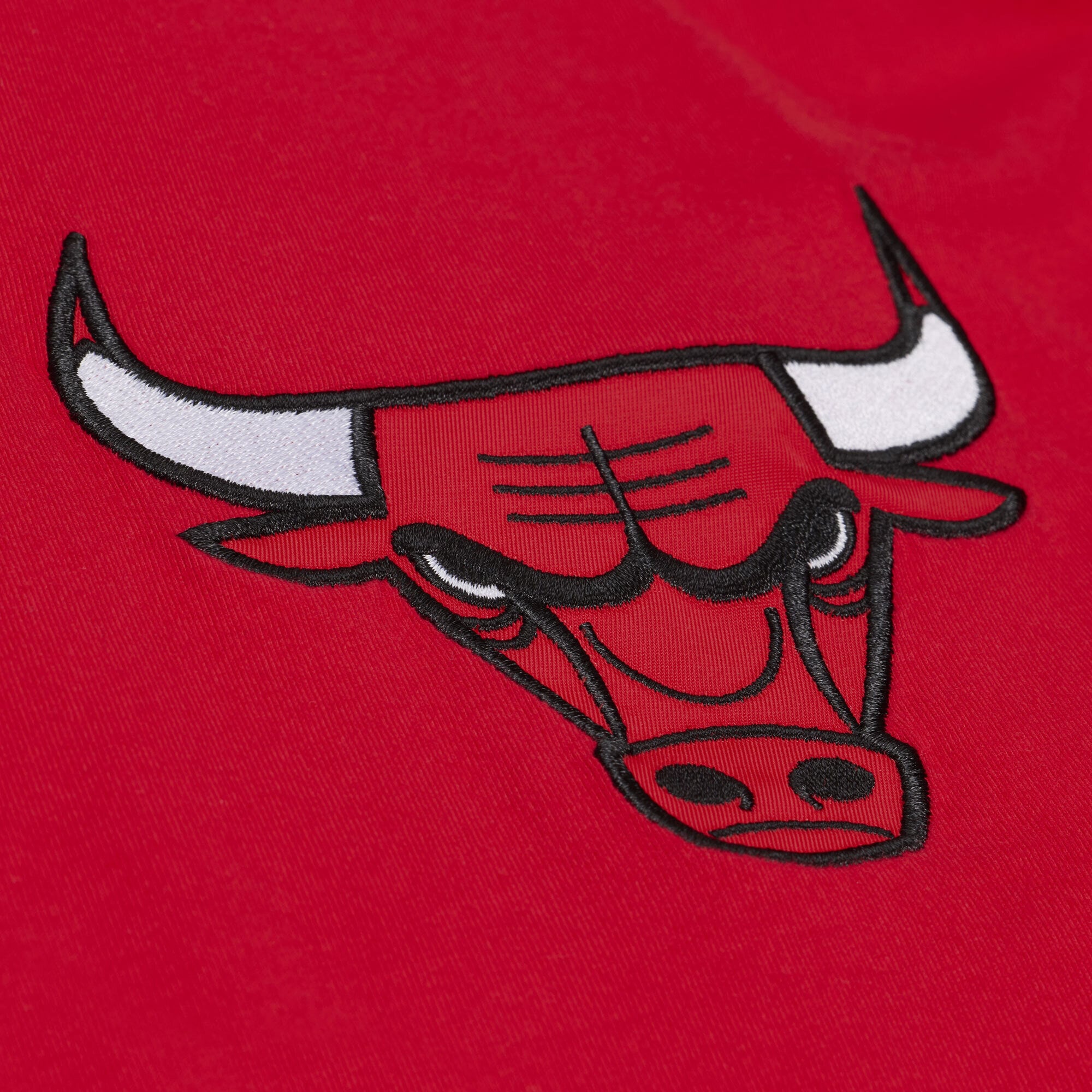 T-shirt à manches longues Mitchell & Ness rouge Chicago Bulls triple carreaux pour homme