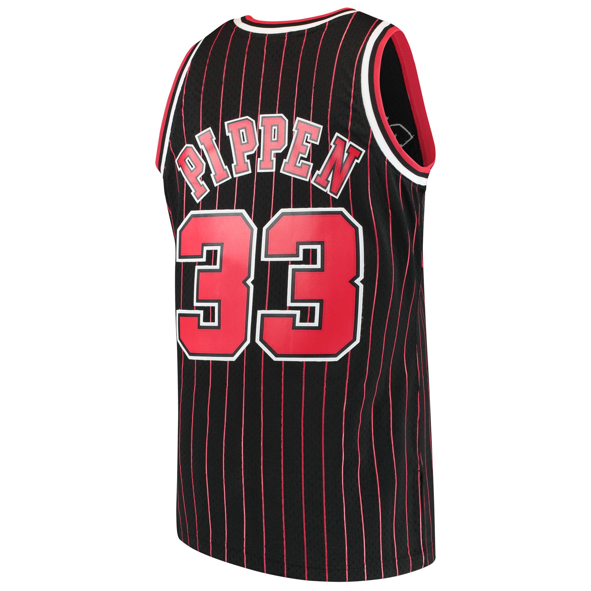 Maillot Swingman noir Mitchell & Ness Scottie Pippen Chicago Bulls 1995-96 Hardwood Classics pour homme