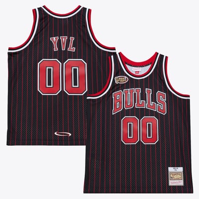 Chicago Bulls Mitchell & Ness x Playboi Carti 1995-96 Swingman Jersey - Black
