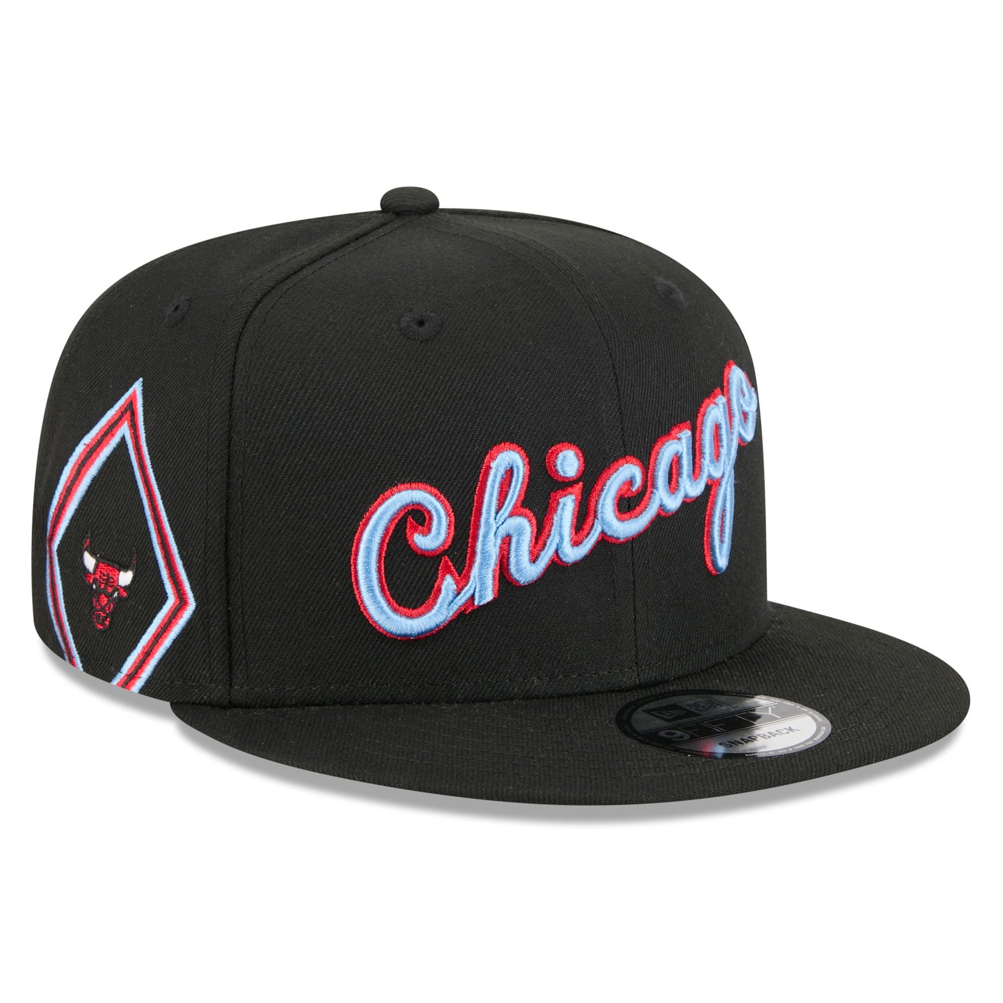 Men's Chicago Bulls New Era Black 2025/26 City Edition 9FIFTY Snapback Hat