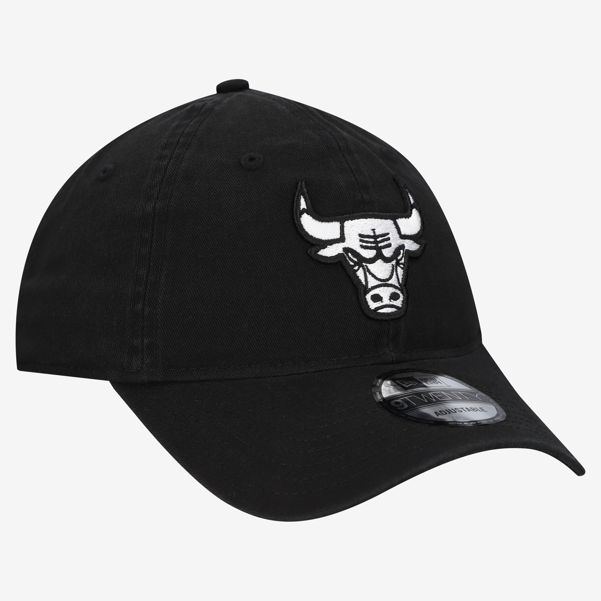 Men's New Era Black Chicago Bulls 9TWENTY Adjustable Hat