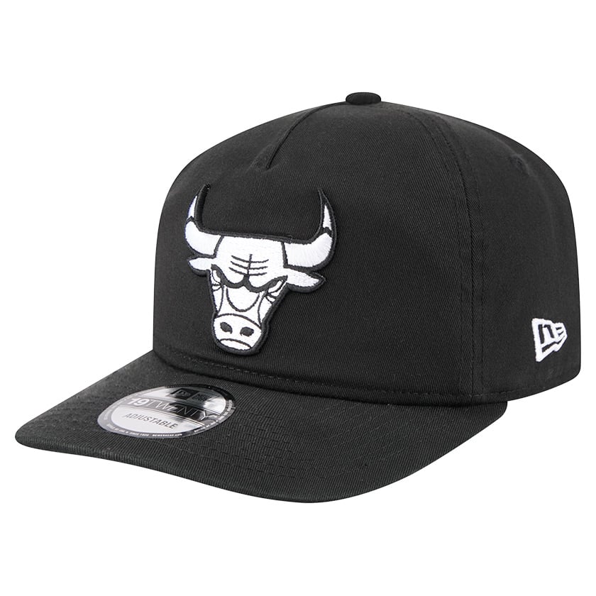 Men's New Era Black Chicago Bulls Quickstrike 19TWENTY Adjustable Hat