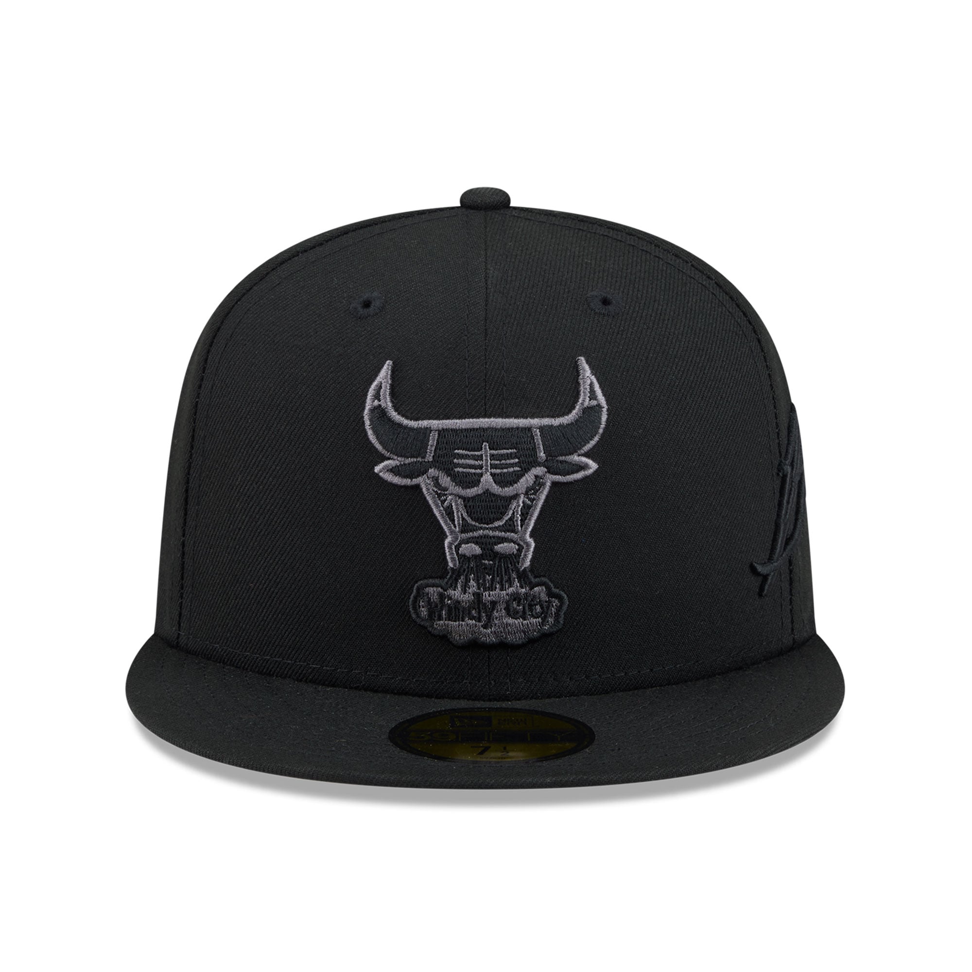 Casquette ajustée New Era 59FIFTY Chicago Bulls noire pour homme