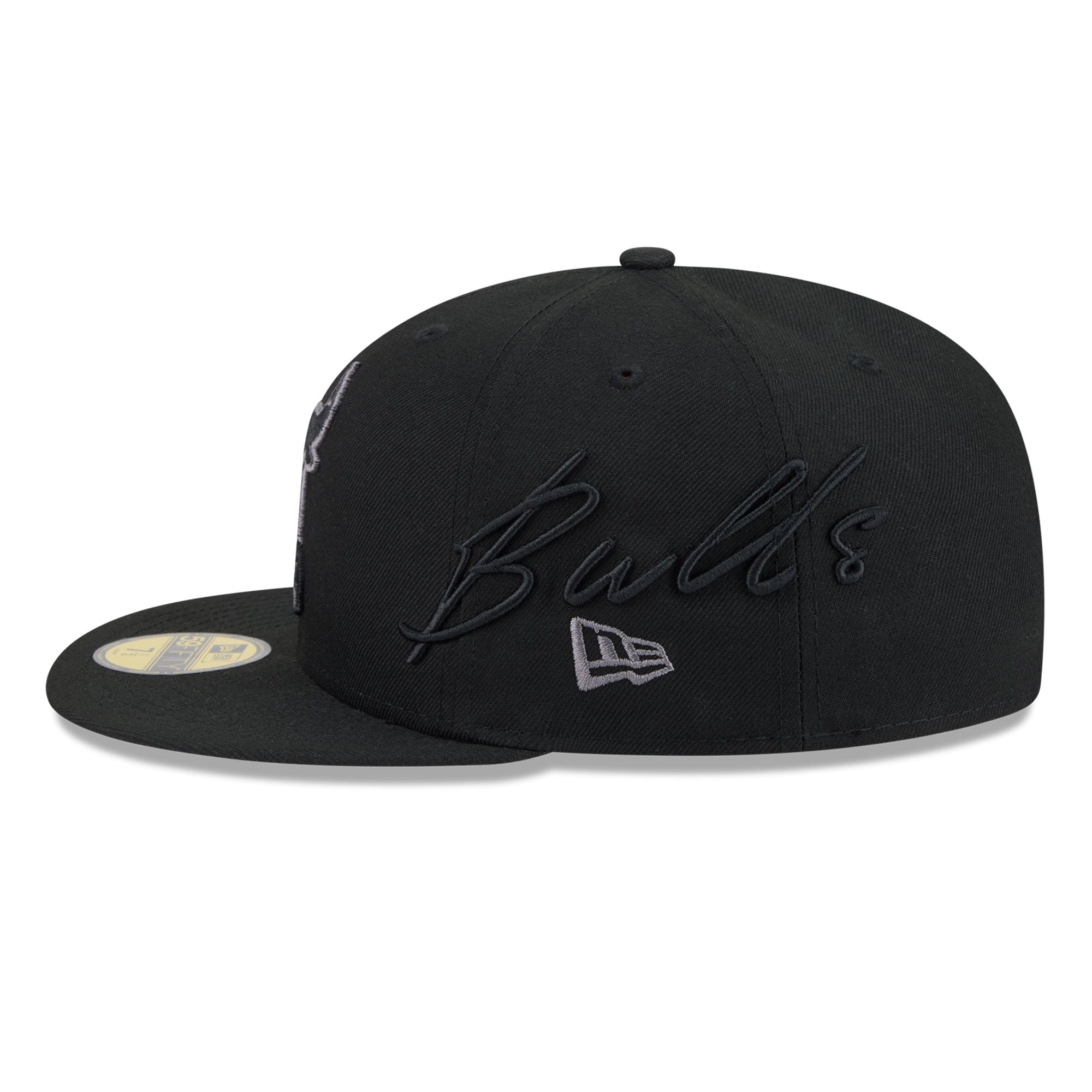 Casquette ajustée New Era 59FIFTY Chicago Bulls noire pour homme