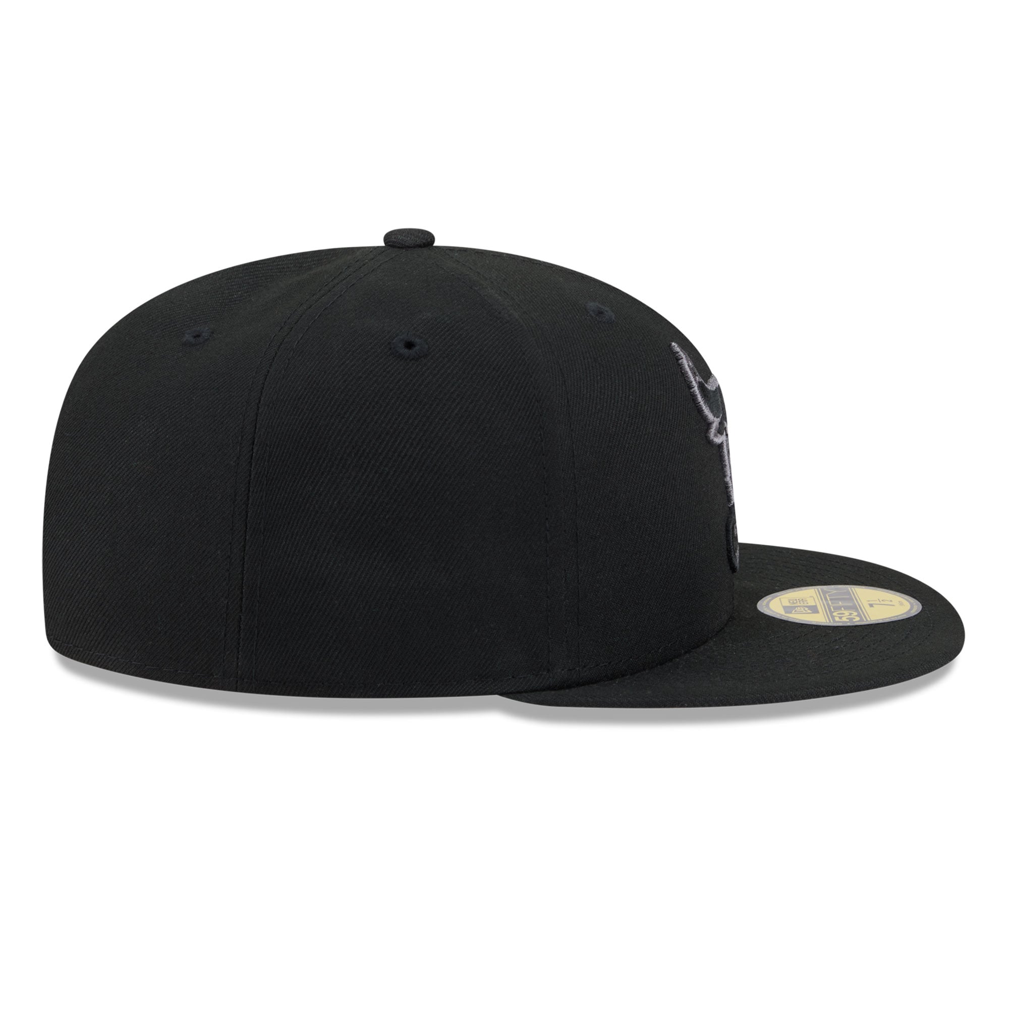 Casquette ajustée New Era 59FIFTY Chicago Bulls noire pour homme