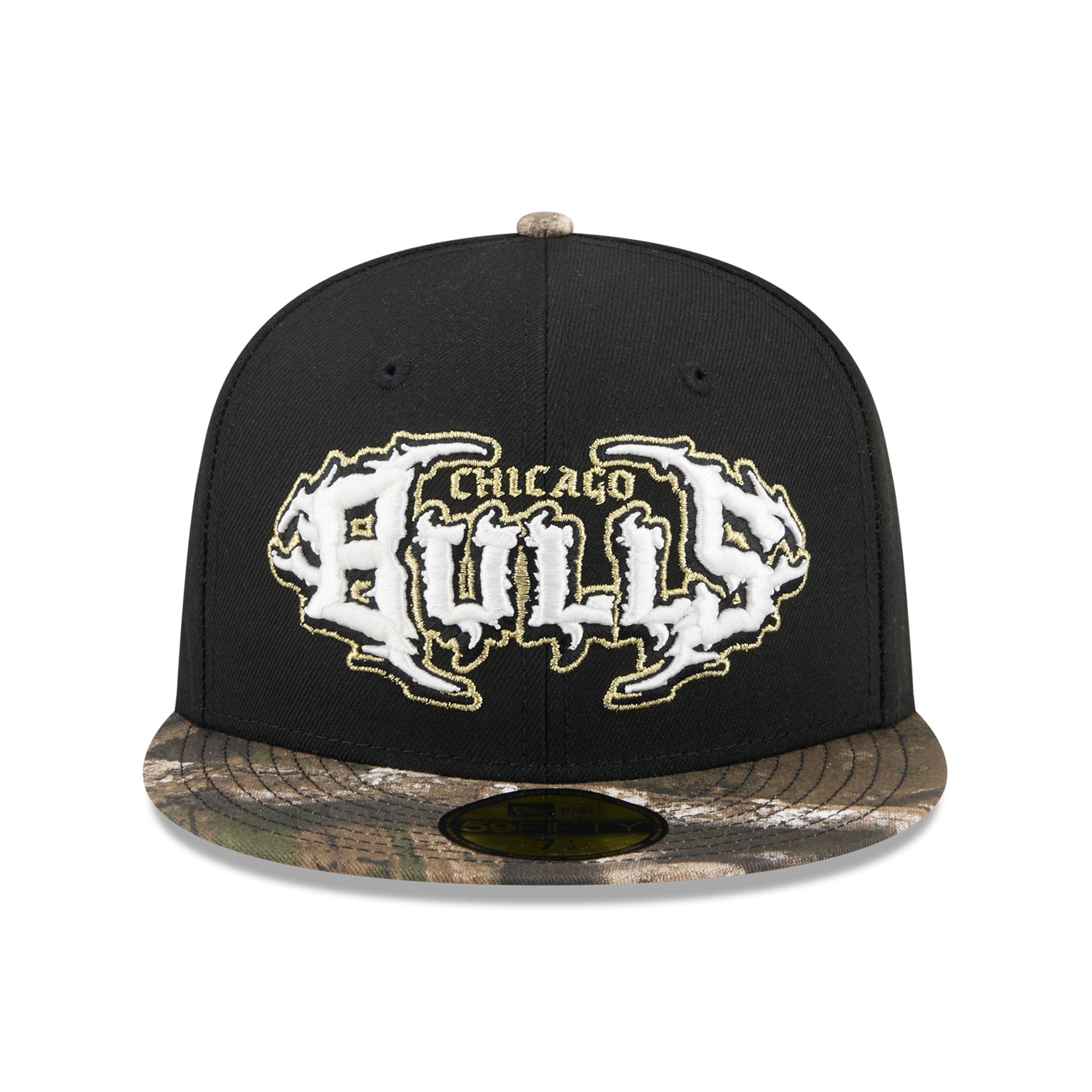 Men's New Era Black Chicago Bulls Thrilla 59FIFTY Fitted Hat