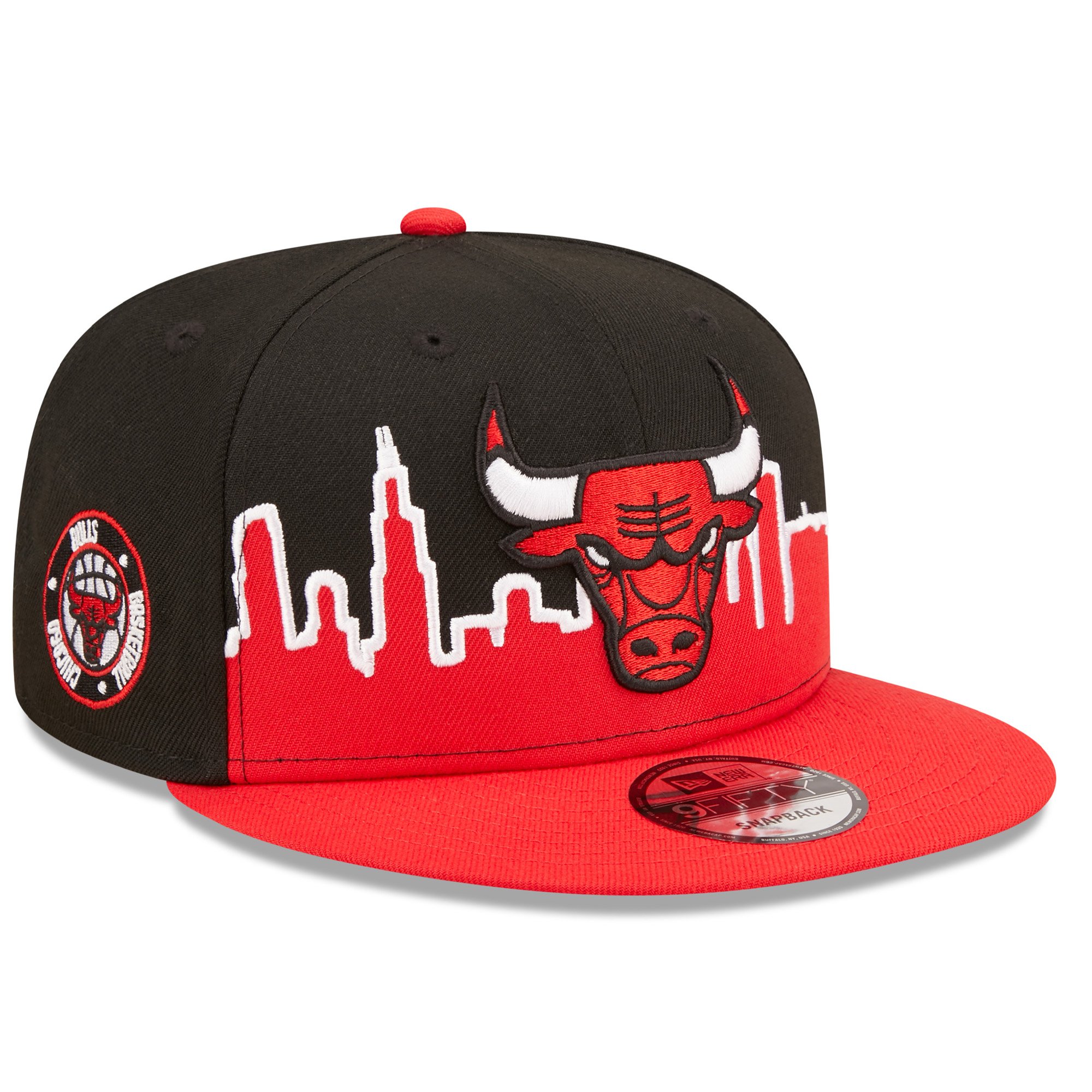 Men's New Era Black/Red Chicago Bulls 2022 Tip-Off 9FIFTY - Snapback Hat
