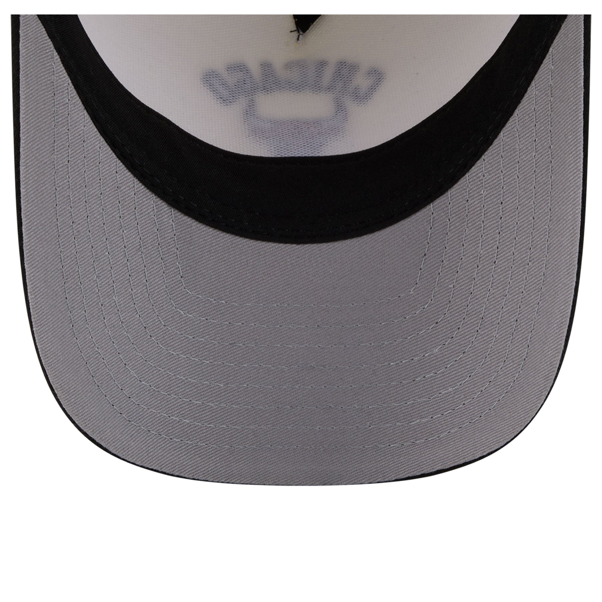Casquette ajustable New Era Chicago Bulls Arch 9FORTY A-Frame M-Crown noire et blanche pour homme