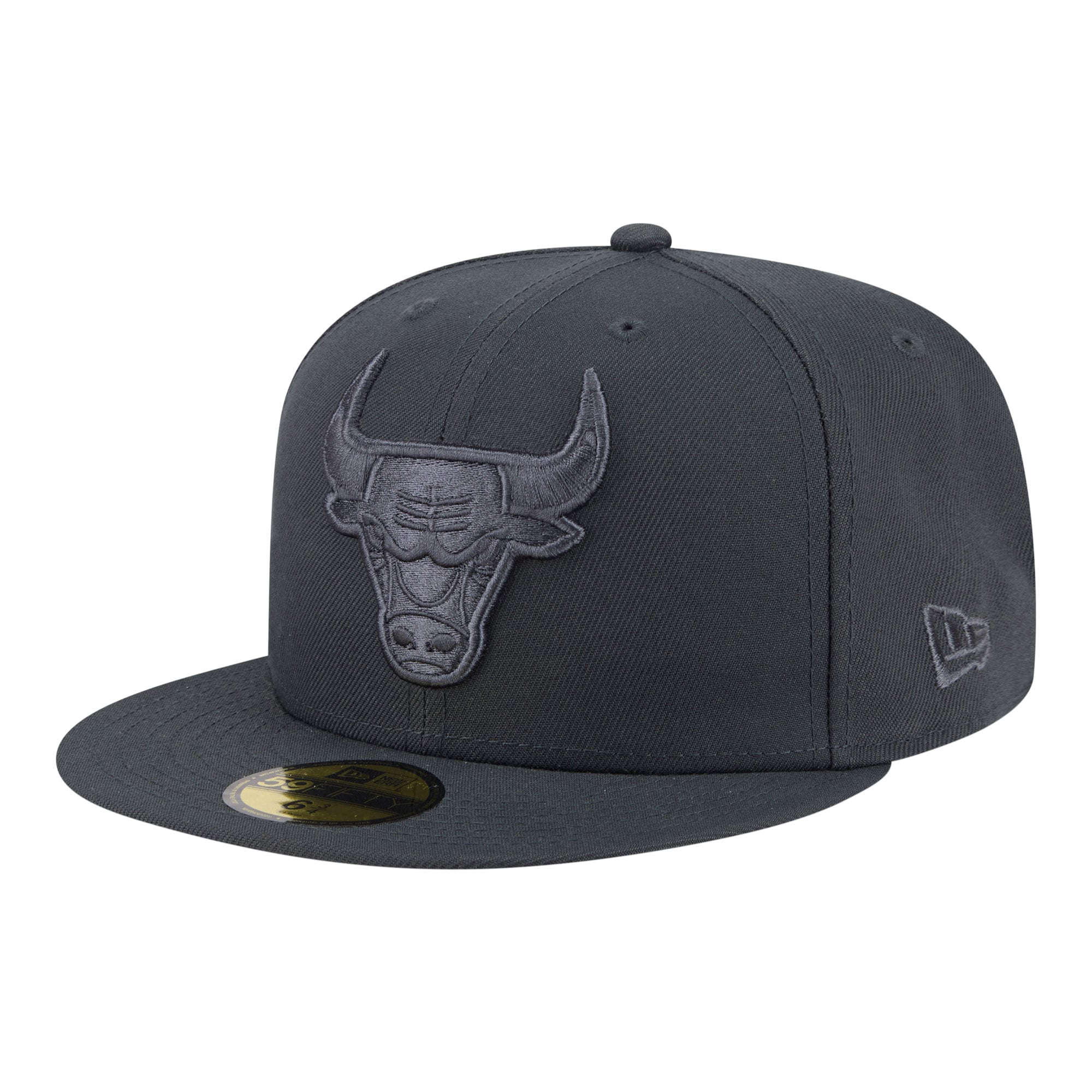 Men's Chicago Bulls New Era Charcoal Tonal Color Pack 59FIFTY Fitted Hat