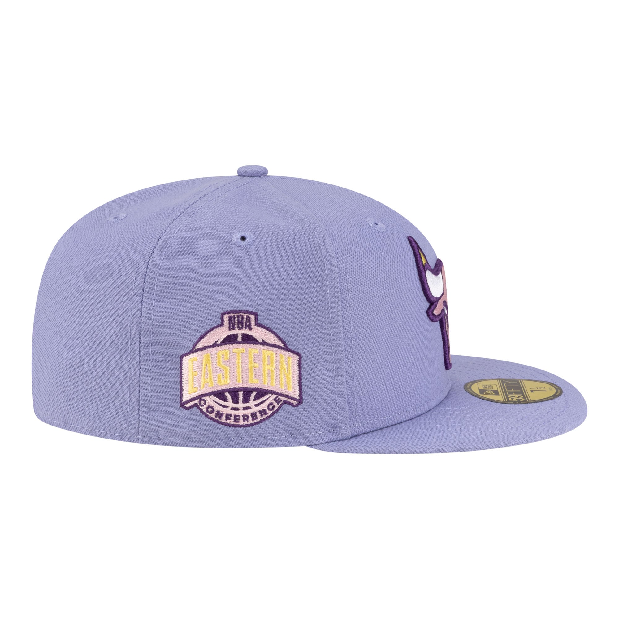 Casquette ajustée New Era 59FIFTY pour homme, coloris lavande Chicago Bulls
