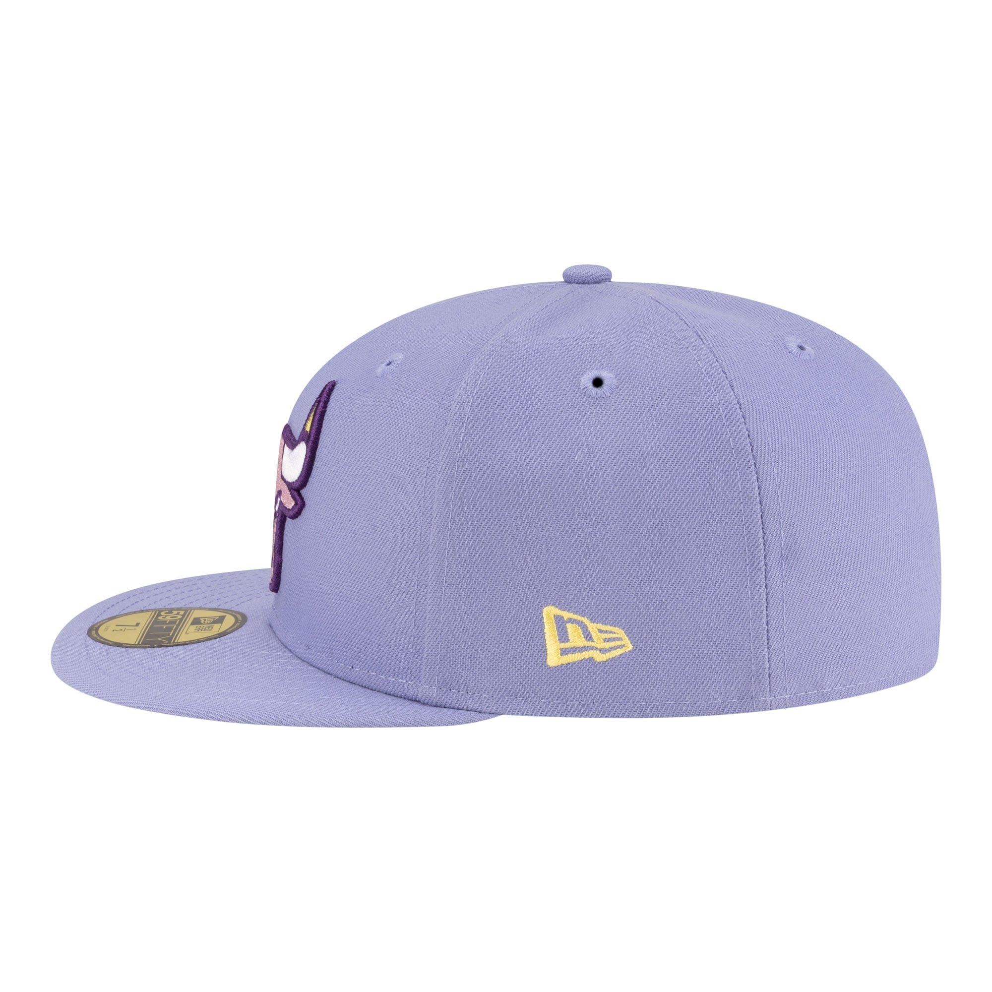 Casquette ajustée New Era 59FIFTY pour homme, coloris lavande Chicago Bulls
