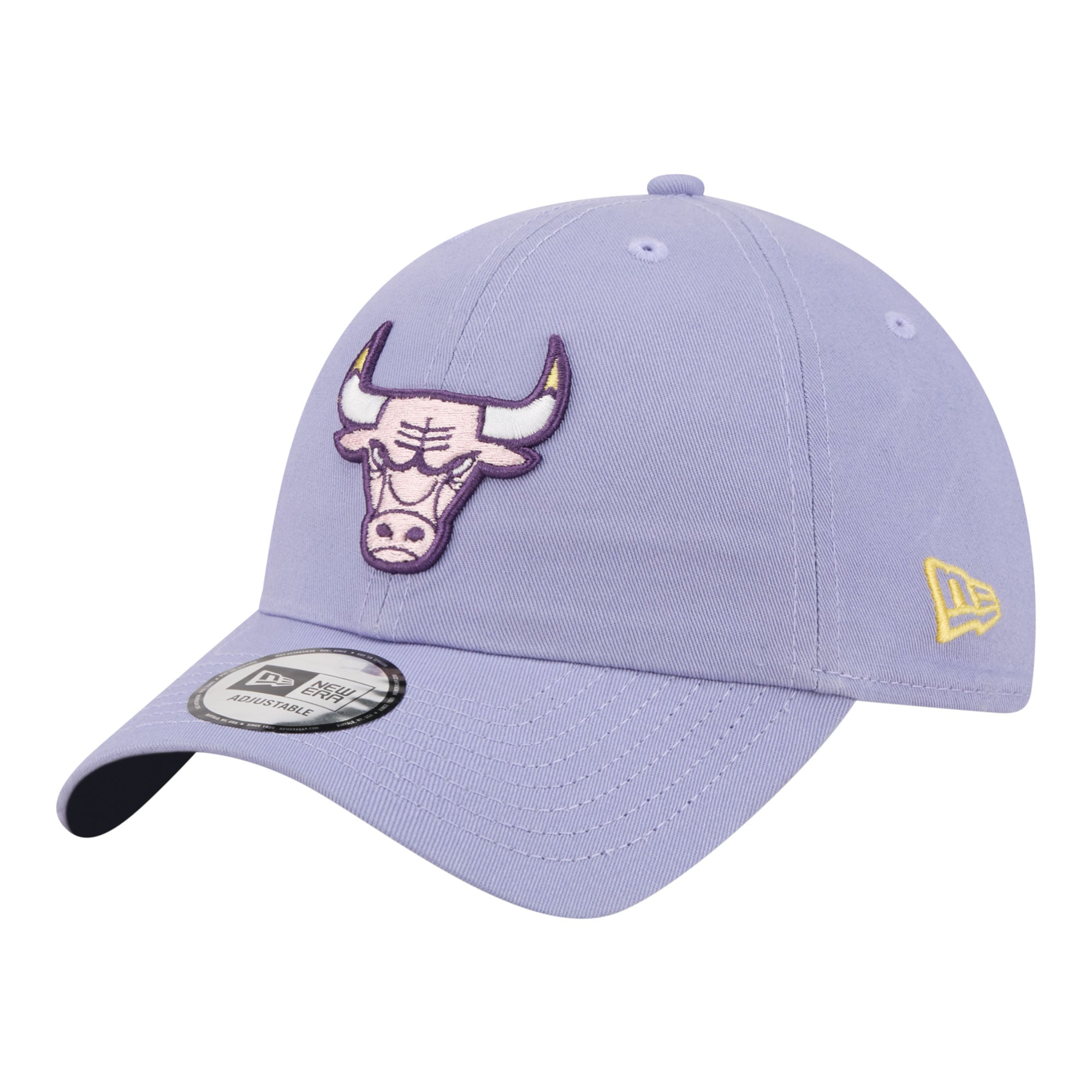 Casquette New Era Chicago Bulls Lavender pour homme, modèle classique et ajustable