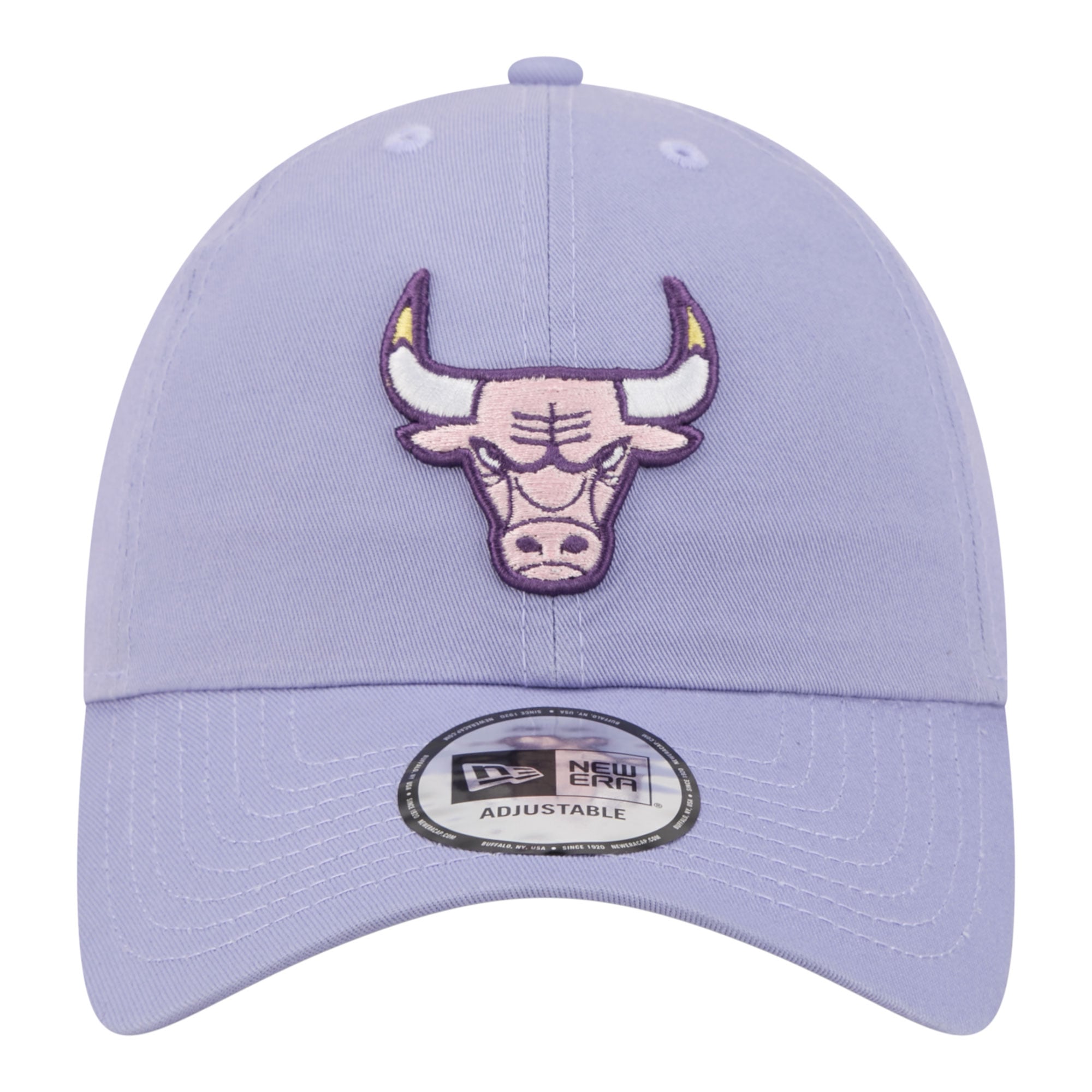 Casquette New Era Chicago Bulls Lavender pour homme, modèle classique et ajustable