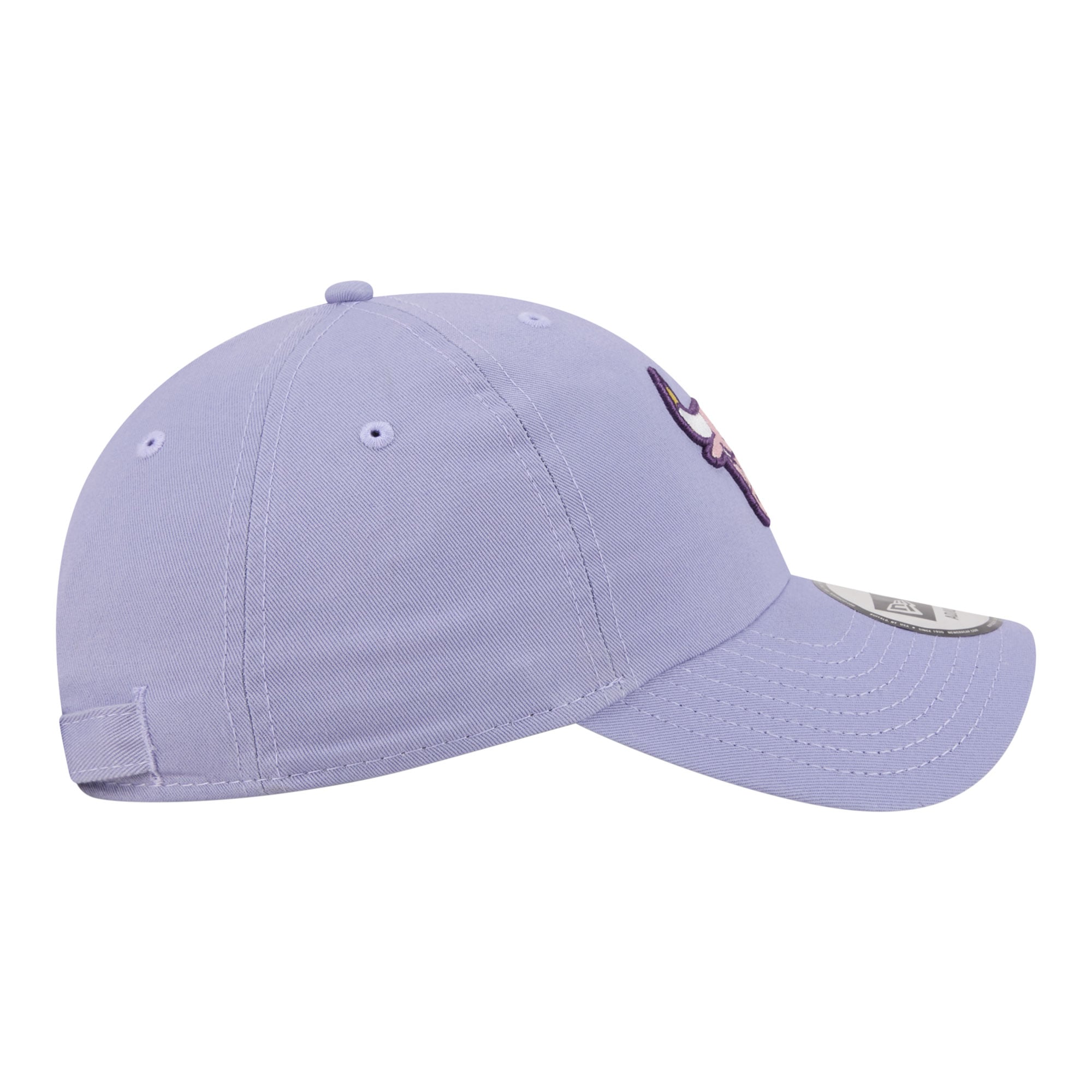 Casquette New Era Chicago Bulls Lavender pour homme, modèle classique et ajustable
