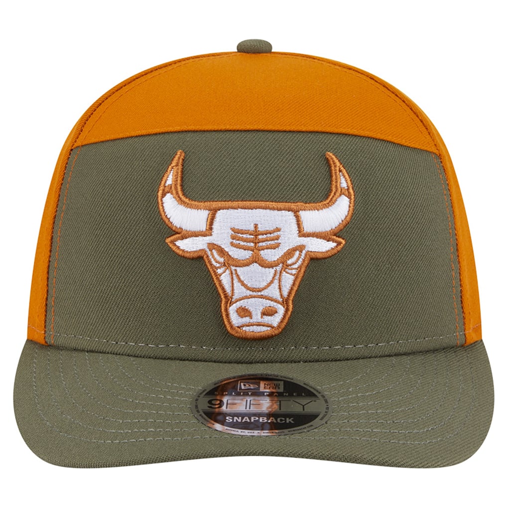 Chicago Bulls New Era Two-Tone Color Pack Split Panel 9FIFTY Adjustable ...