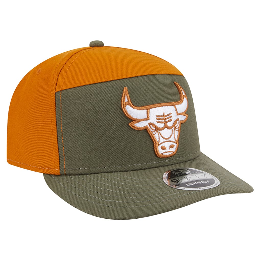 Chicago Bulls New Era Two-Tone Color Pack Split Panel 9FIFTY Adjustable ...