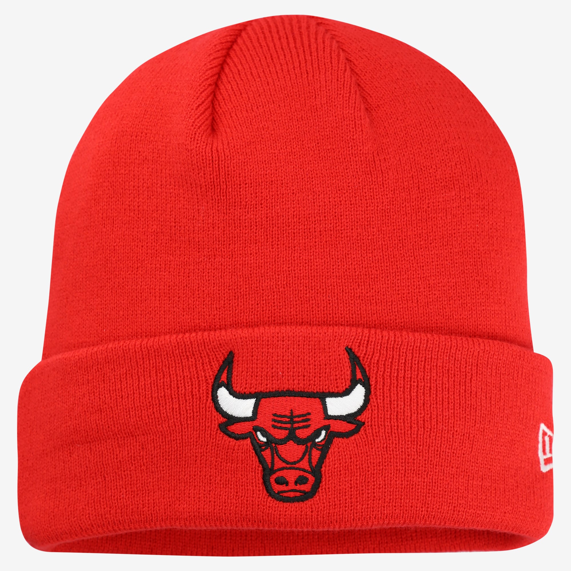 Men's New Era Red Chicago Bulls Cuffed Knit Hat