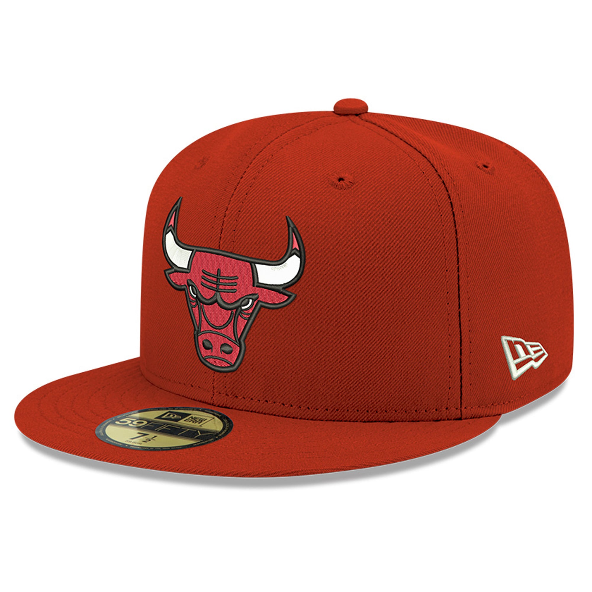 Men's Chicago Bulls New Era Red Team 59FIFTY Fitted Hat