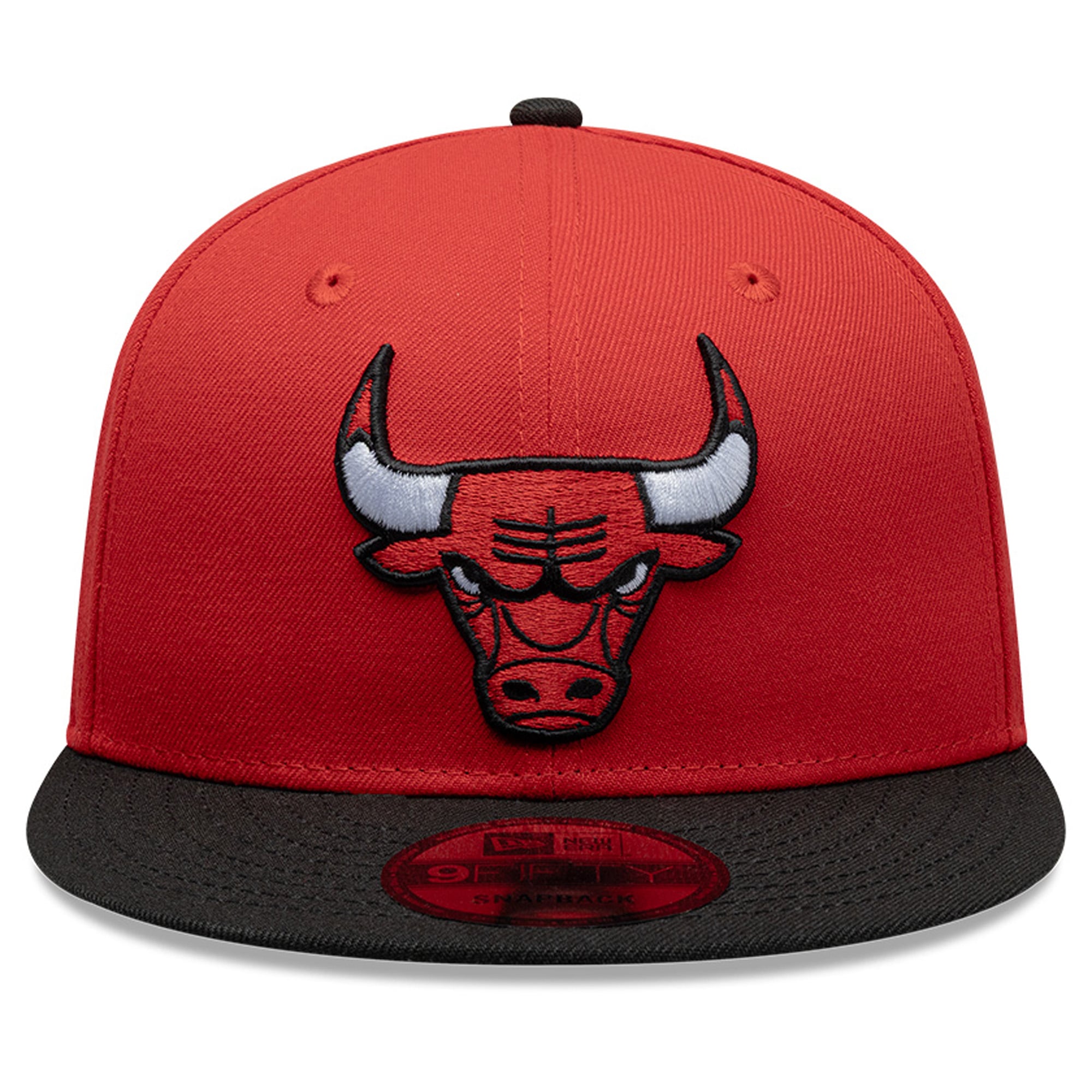 Men's New Era  Red Chicago Bulls Two-Tone 9FIFTY Snapback Hat