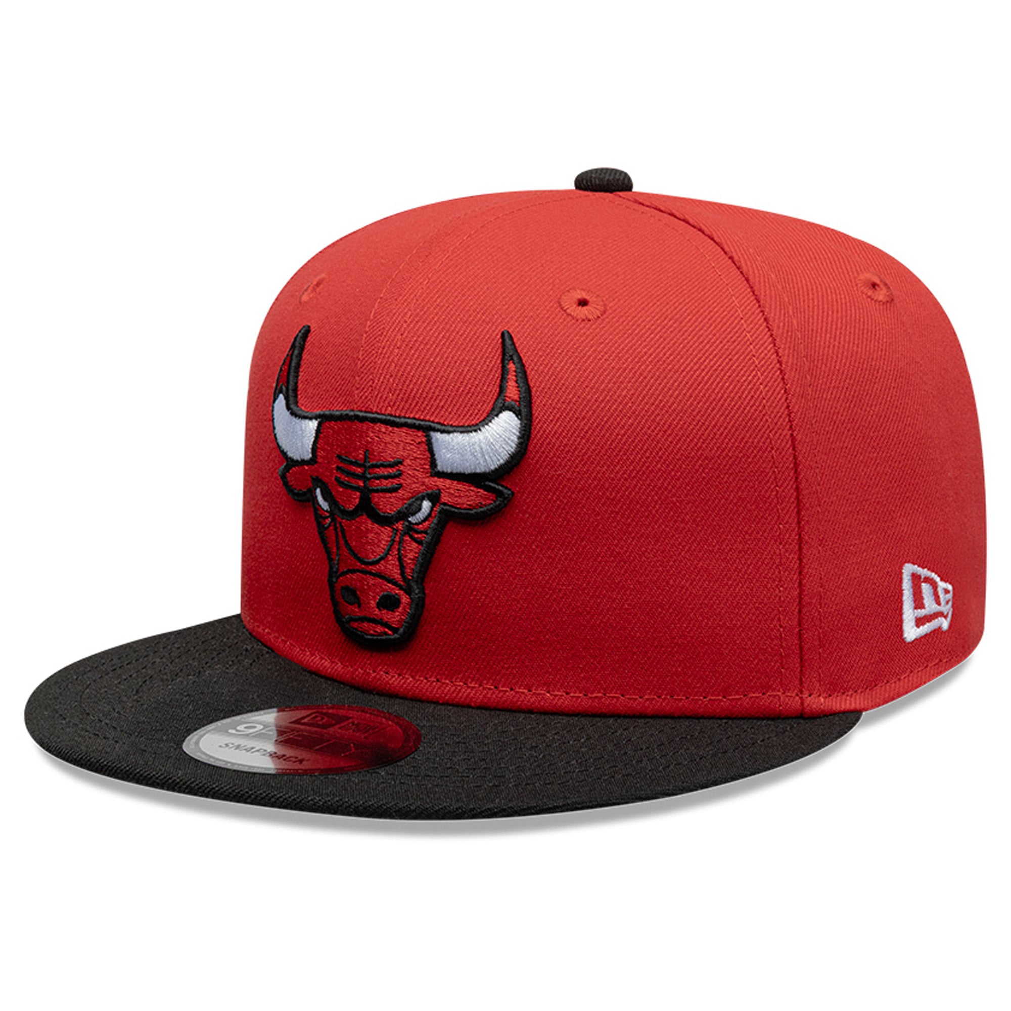 Casquette snapback New Era rouge Chicago Bulls bicolore 9FIFTY pour homme