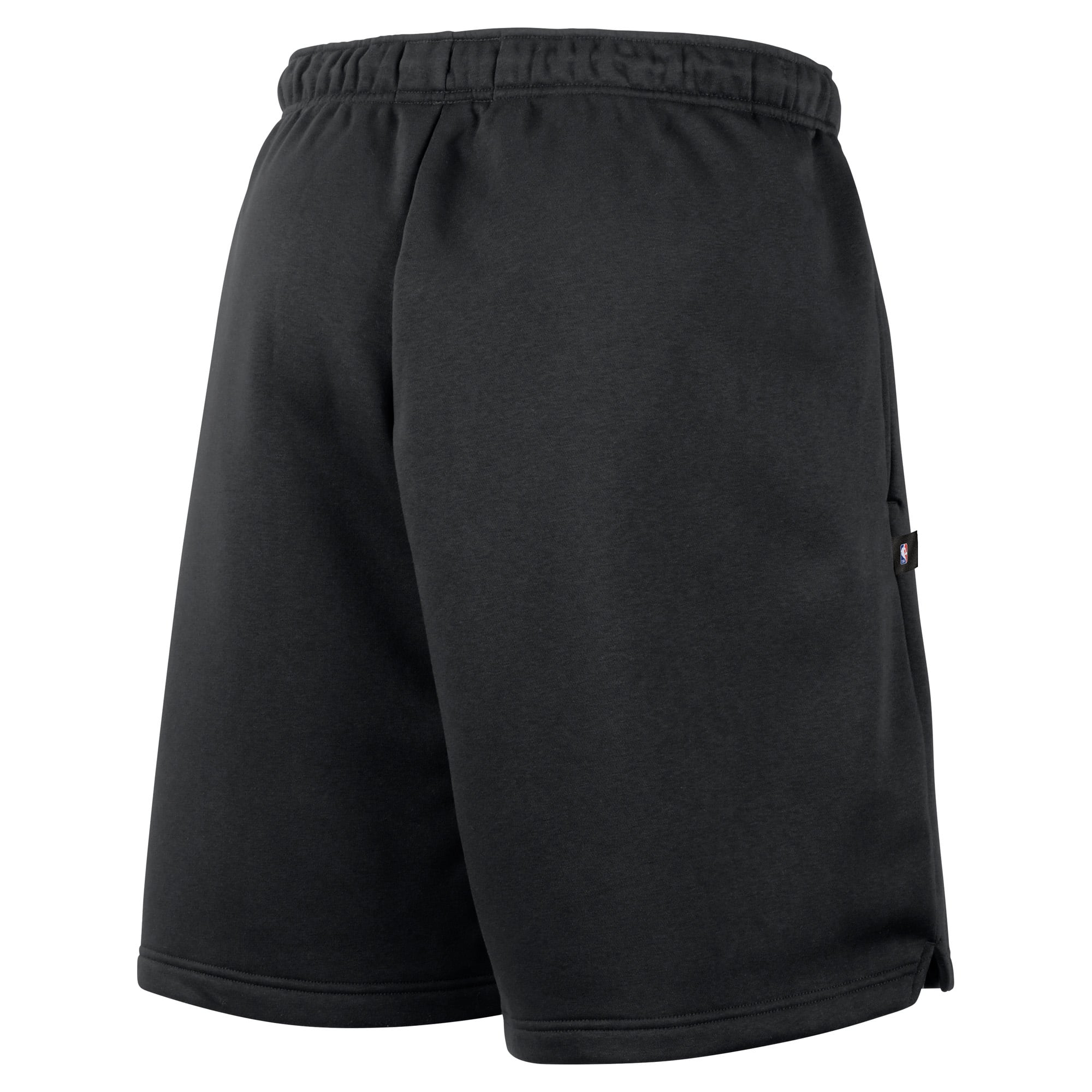 Short de sport Nike Chicago Bulls 2026 Standard Issue pour homme, en polaire noire.