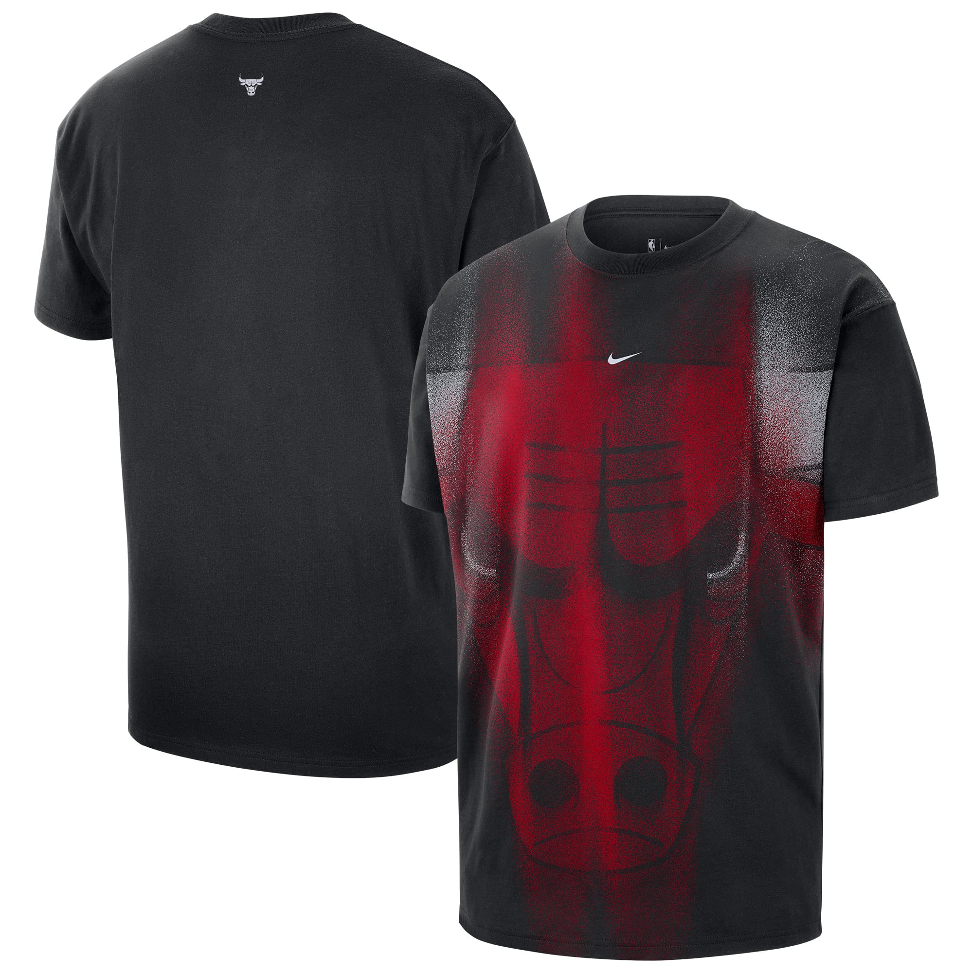 T-shirt d'entraînement Nike Chicago Bulls 2026 Standard Issue noir pour homme