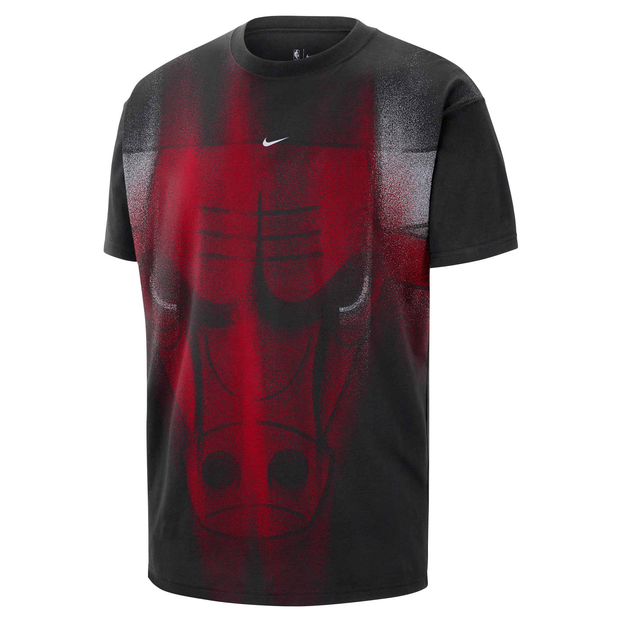 T-shirt d'entraînement Nike Chicago Bulls 2026 Standard Issue noir pour homme