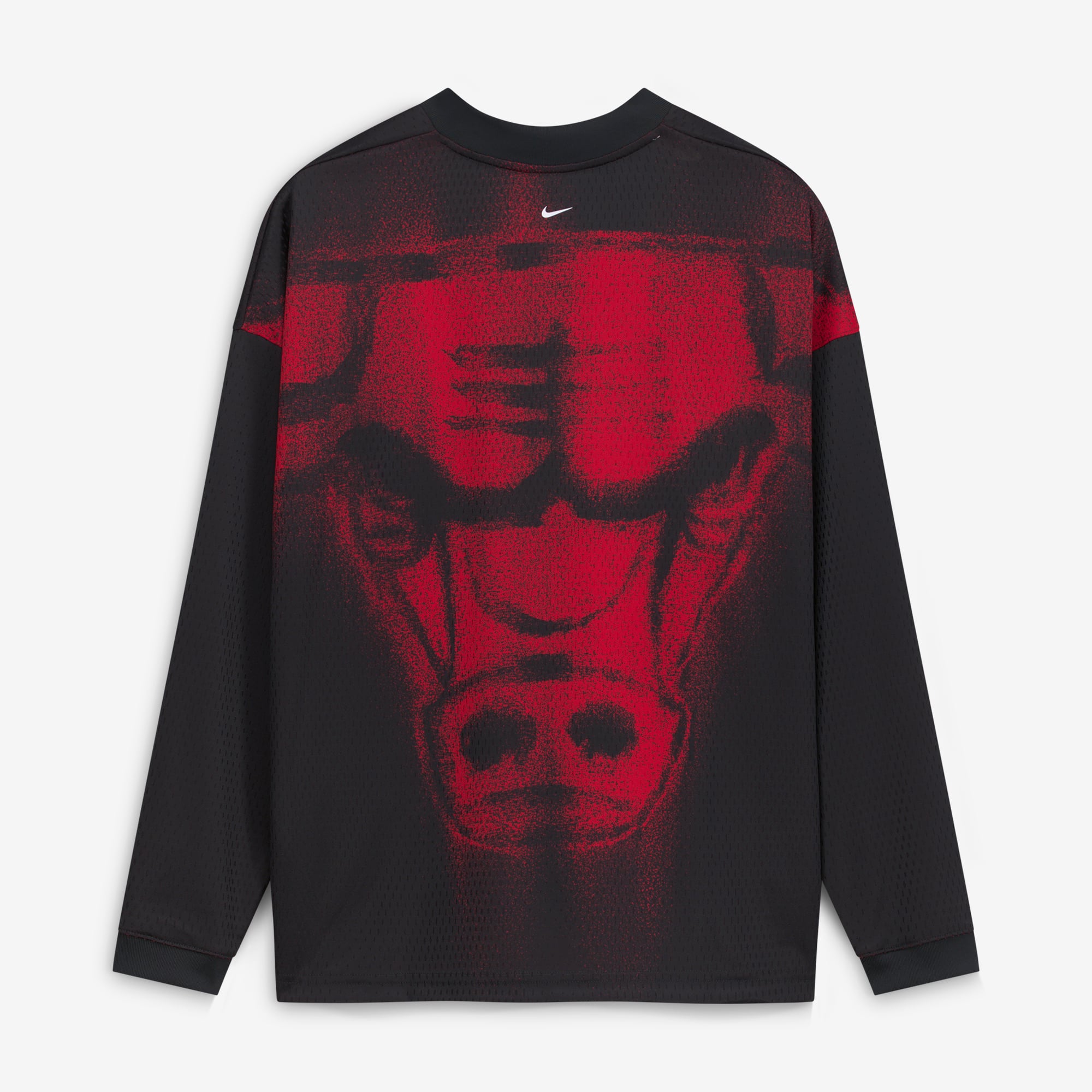 T-shirt à manches longues Nike Chicago Bulls noir pour homme, édition standard 2026, performance d'avant-match