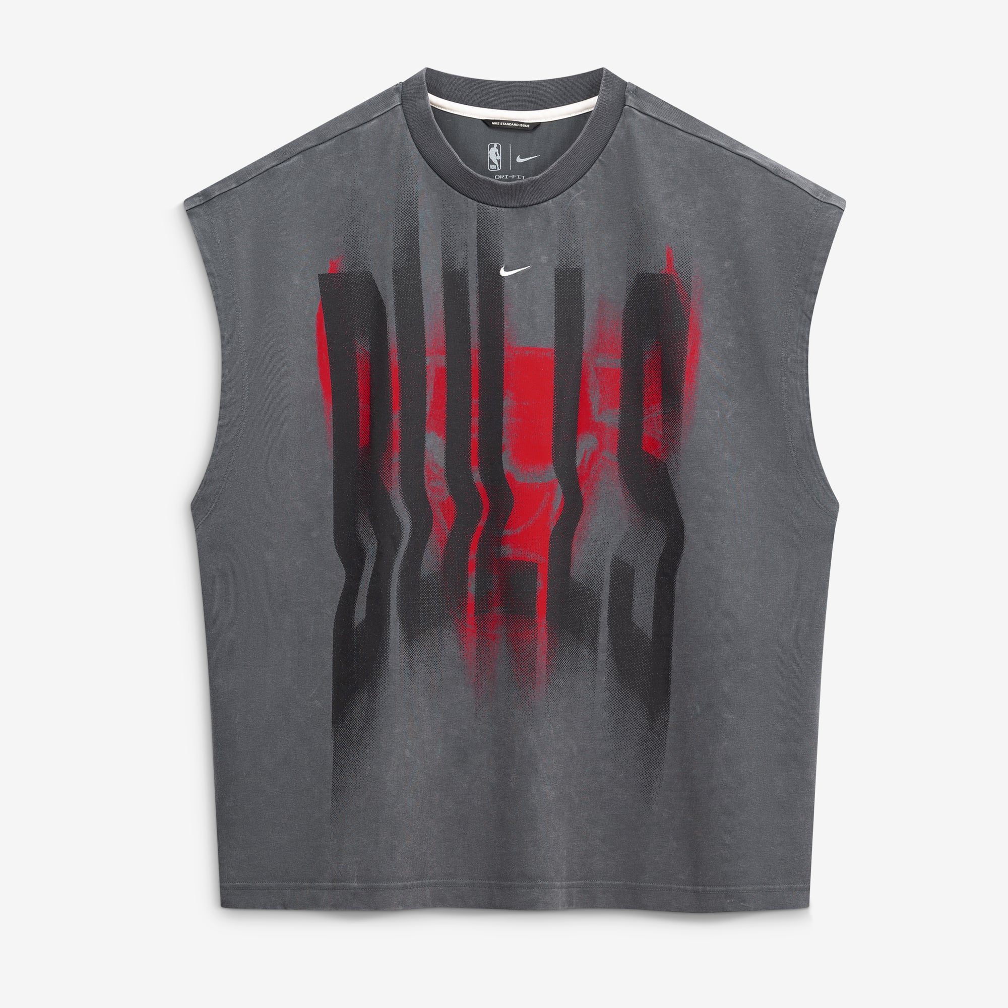 Débardeur d'avant-match Nike Chicago Bulls 2026 Standard Issue pour homme, couleur anthracite