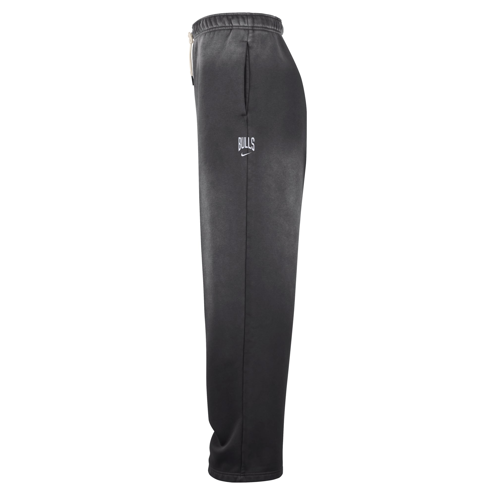 Pantalon de voyage en molleton lavé Nike Chicago Bulls 2026 Standard Issue, couleur anthracite, pour homme
