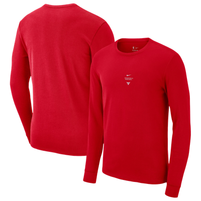 Chicago Bulls Nike 2026 Standard Issue Practice Long Sleeve T-Shirt - Red