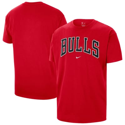  Chicago Bulls Nike Men's Twill Logo T-Shirt - Red