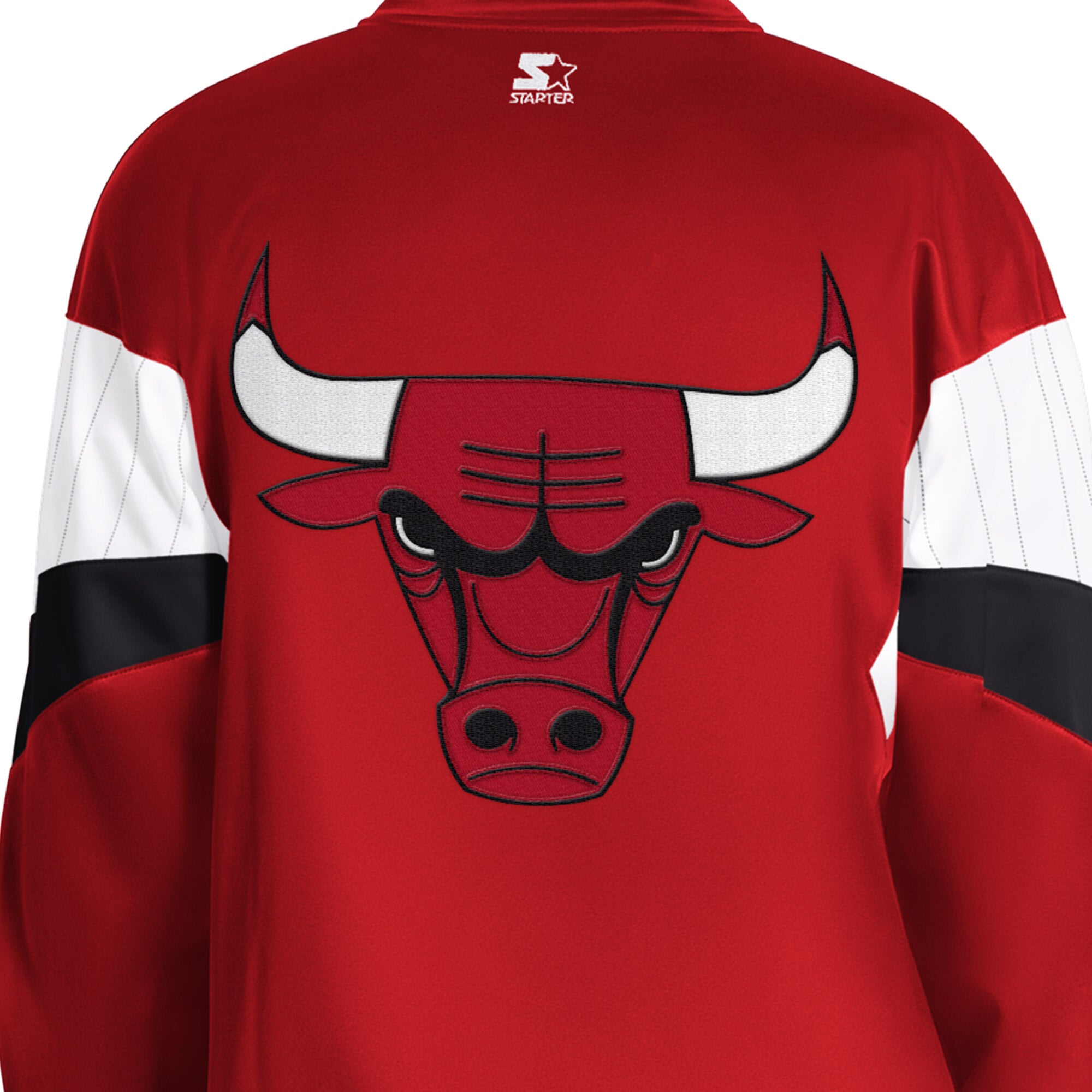 Veste de survêtement zippée Starter rouge Chicago Bulls Legacy pour homme