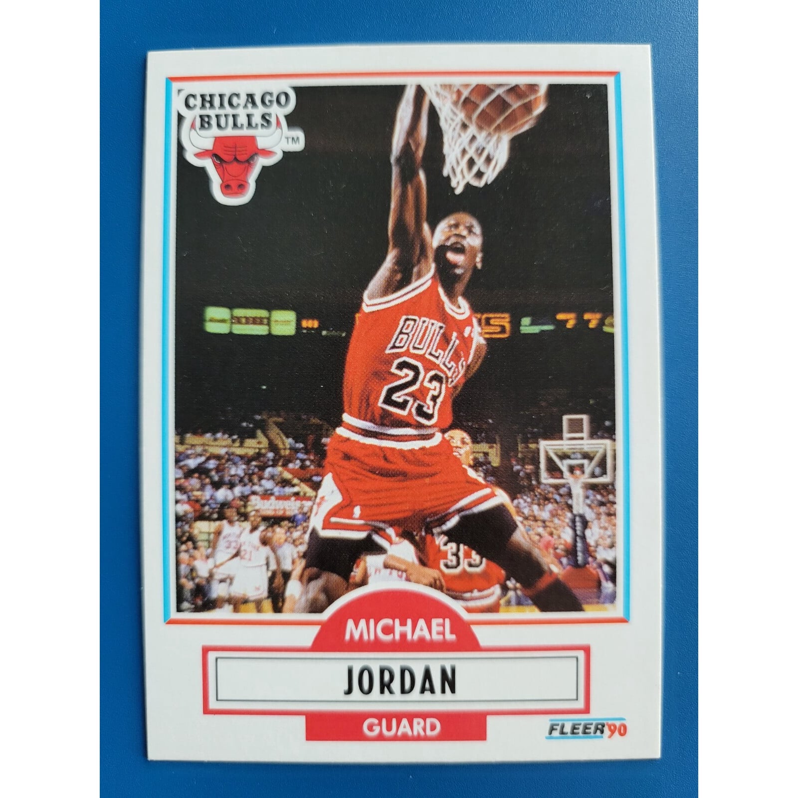 Jordan Guard 91 Fleer Jordan 1990-91 Fleer All-Stars #5 Michael 