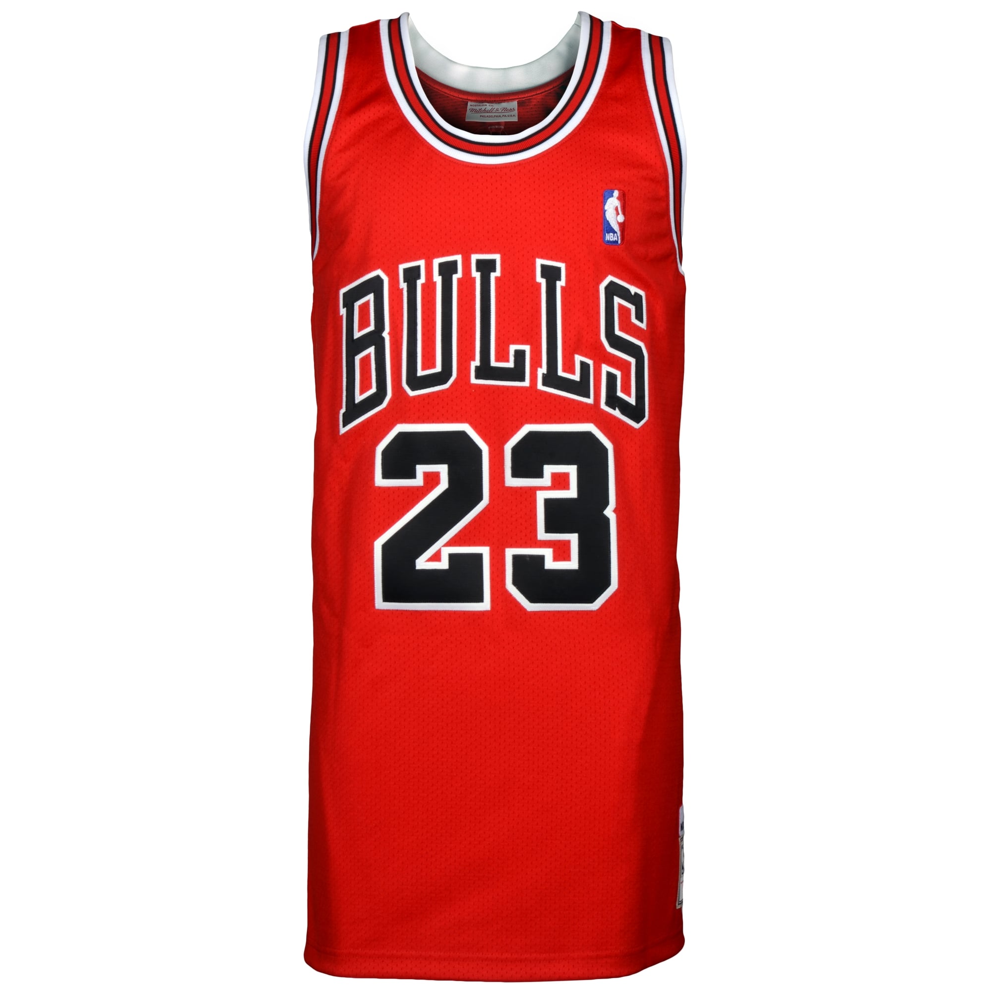 Michael Jordan Chicago Bulls Autographed 1997-98 Mitchell & Ness Red Jersey-Upper Deck