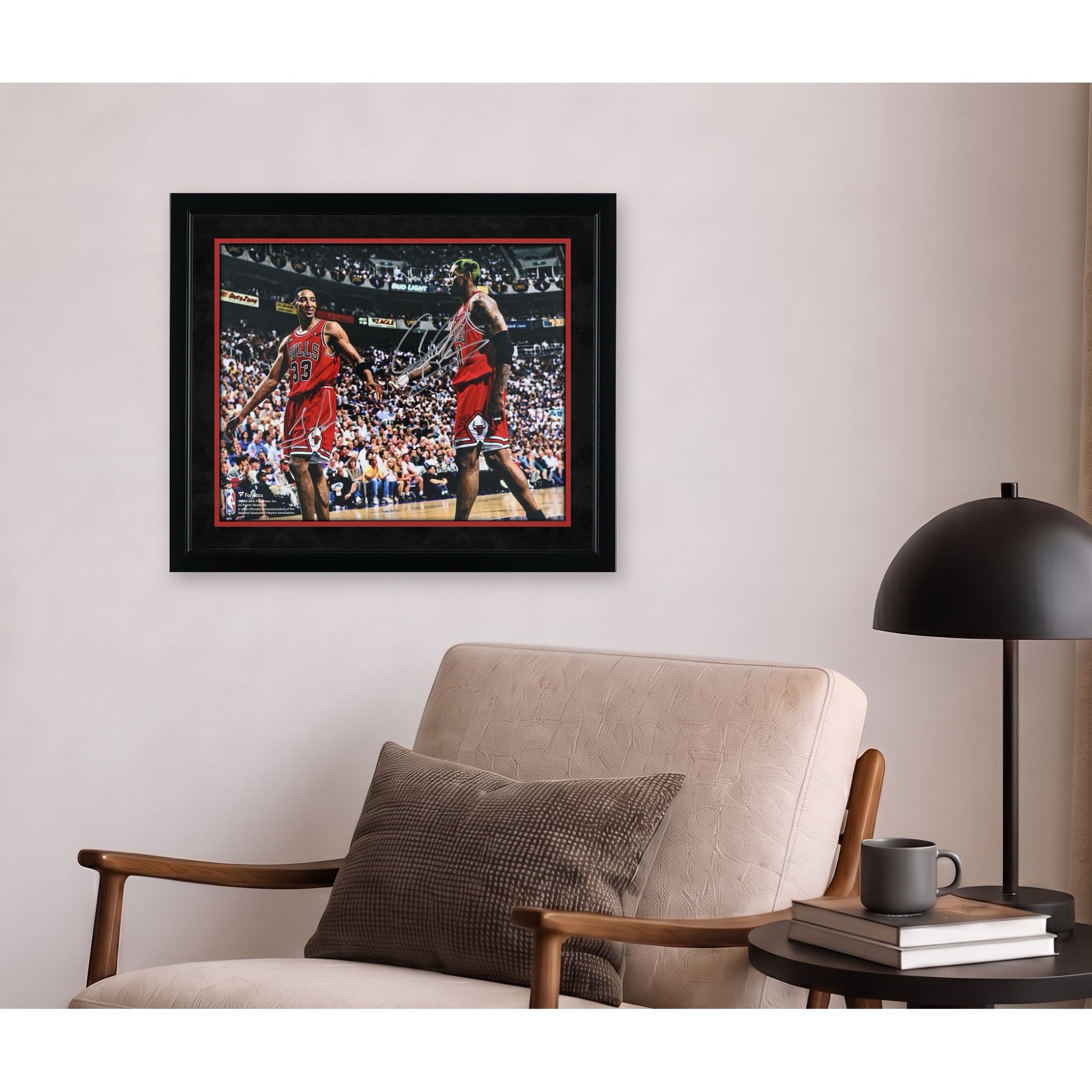 Scottie Pippen & Dennis Rodman Chicago Bulls Autographed 16" x 20" Photograph