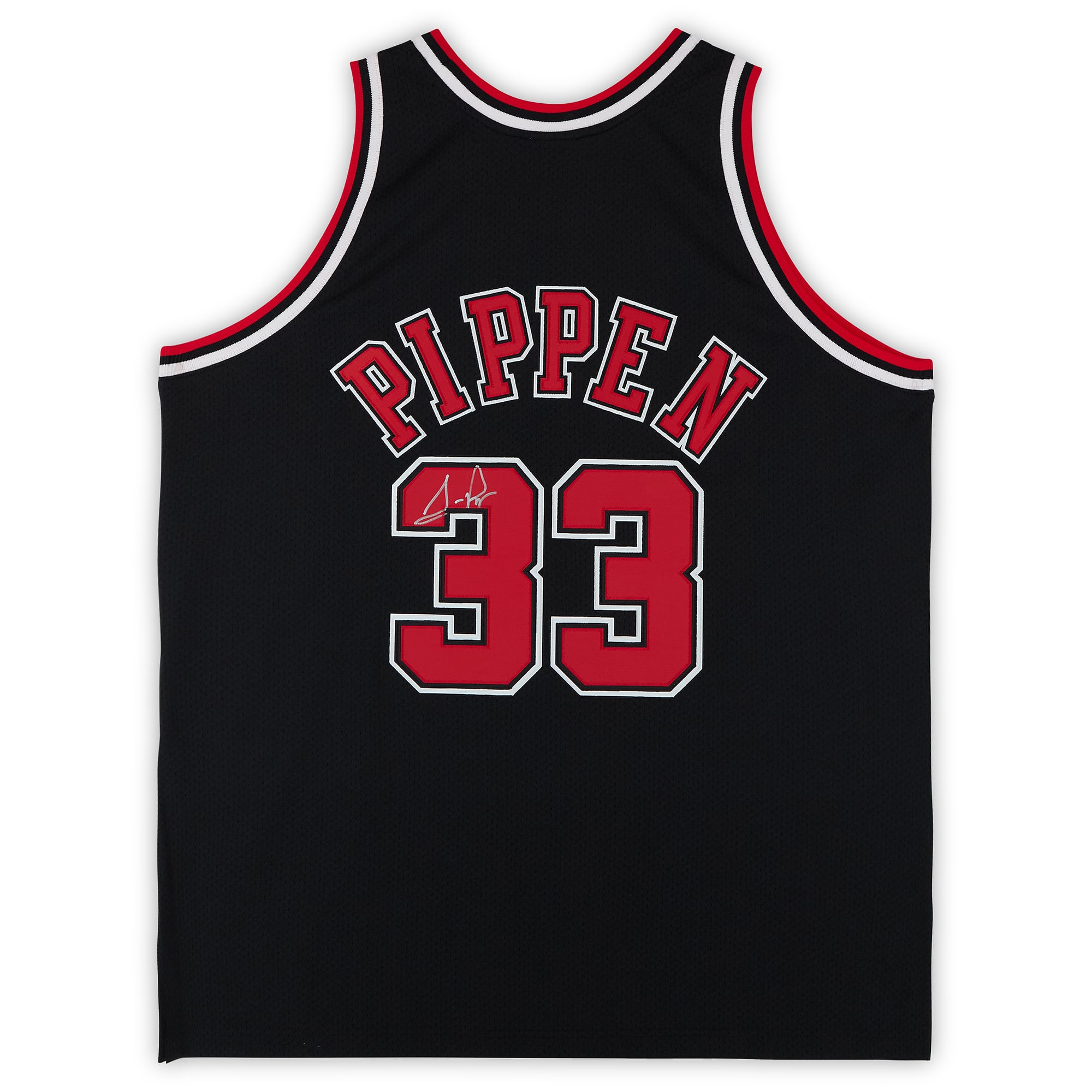 Scottie Pippen Chicago Bulls Autographed Black Mitchell & Ness 1997 Authentic Jersey