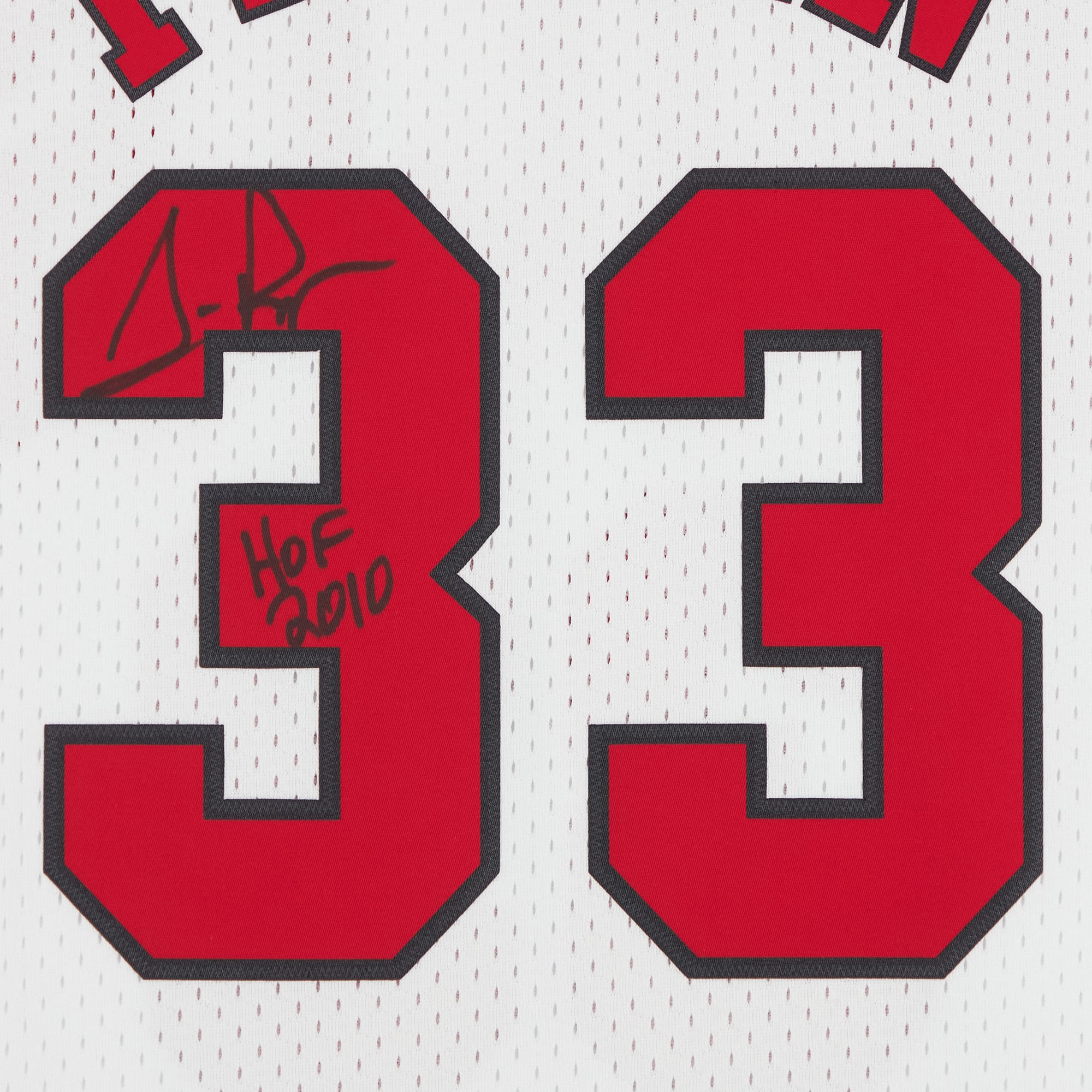 Scottie Pippen Chicago Bulls Autographed Mitchell & Ness White 1997-1998 Swingman Jersey with "HOF 2010" Inscription