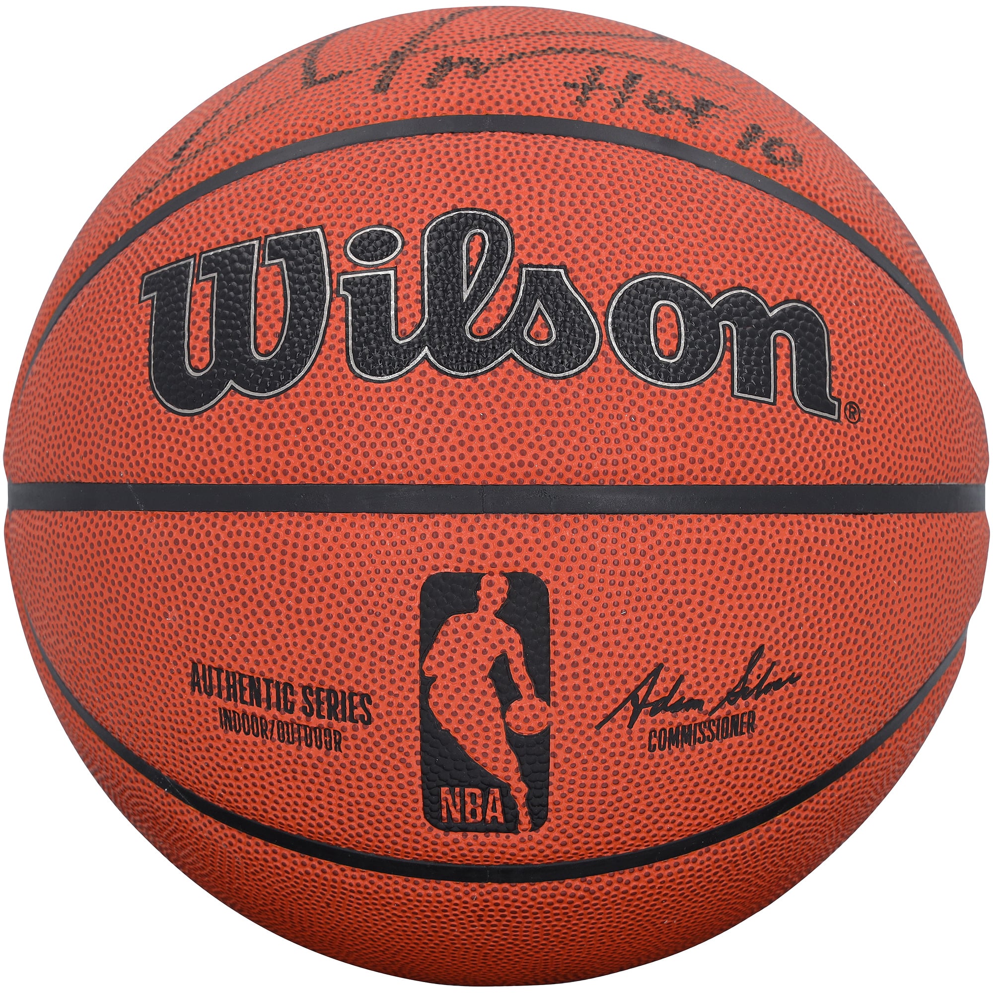 Scottie Pippen Chicago Bulls Autographed Wilson Authentic Series Indoor/Outdoor Basketball with "HOF 10" Inscription