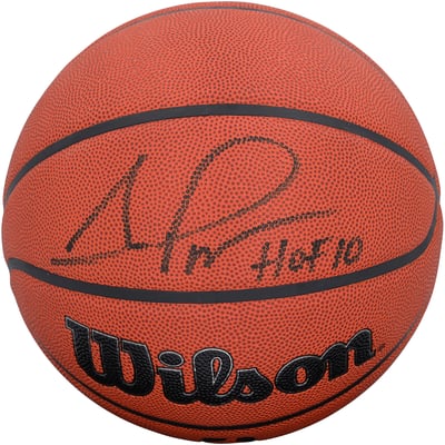 Scottie Pippen Chicago Bulls Autographed Fanatics Authentic Wilson Authentic Series Indoor/Outdoor Basketball with "HOF 10" Inscription