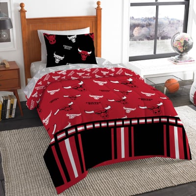 Chicago Bulls The Northwest Company 4-Piece Twin Bed in a Bag Set