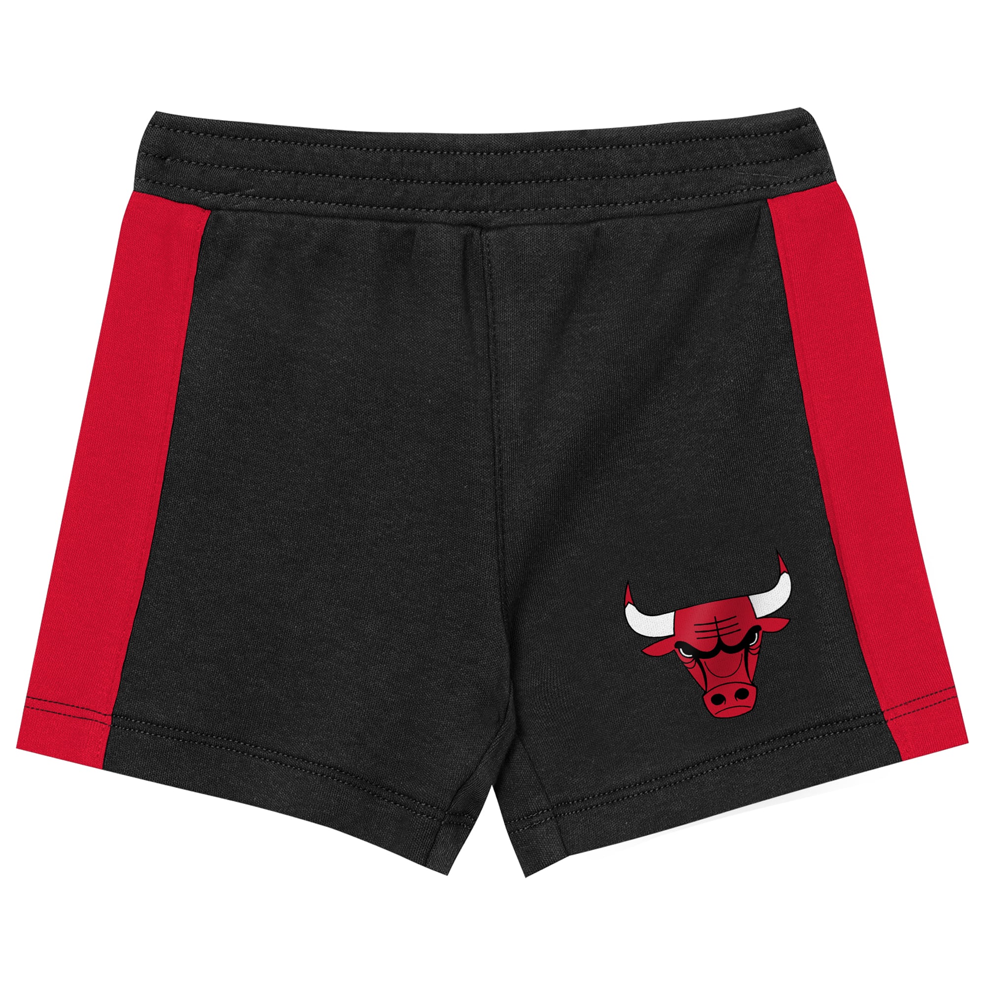 Toddler Outerstuff Black Chicago Bulls Get Back Short Sleeve Hoodie & Shorts Two-Pack Set