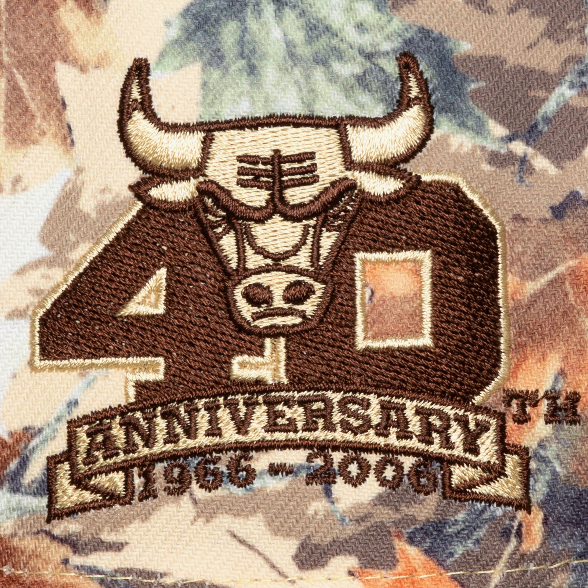 Casquette unisexe Mitchell & Ness Pro à motif camouflage Chicago Bulls Leaf Camo