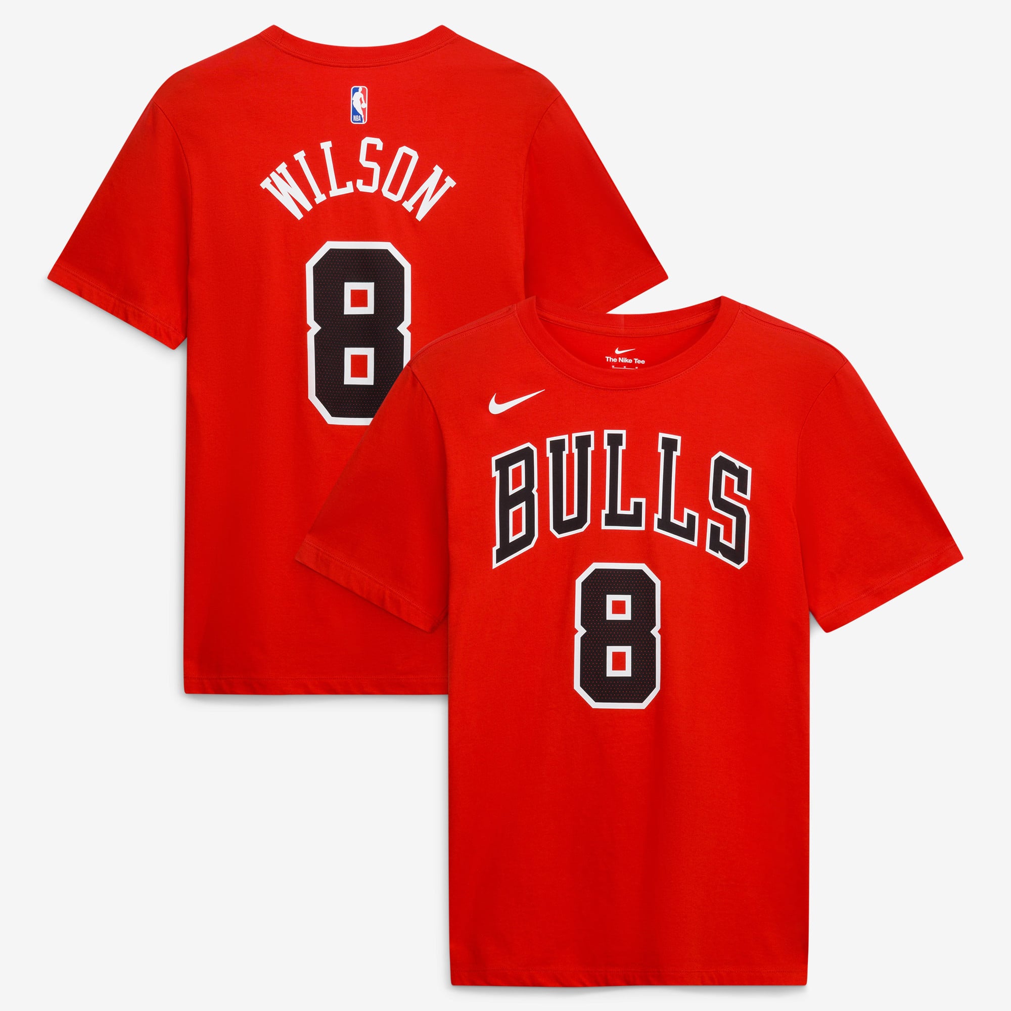 T-shirt unisexe Nike Caleb Wilson blanc Chicago Bulls Association Edition avec nom et numéro
