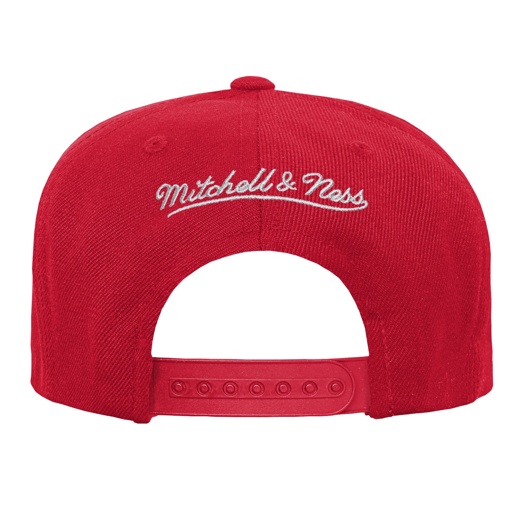 Youth Mitchell & Ness Red Chicago Bulls Head Coach Flat Brim Snapback Hat