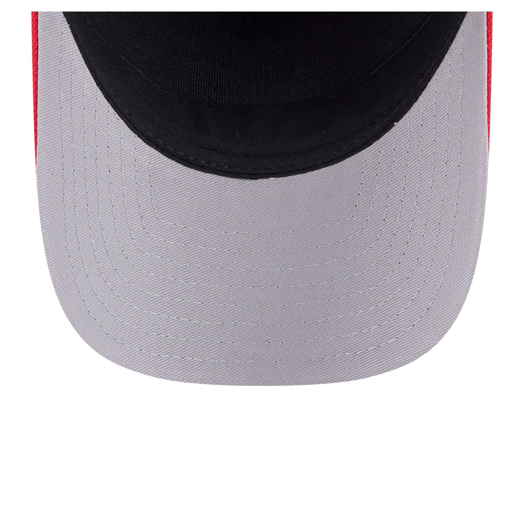 Youth New Era Black/Red Chicago Bulls Arch 9FORTY A-Frame M-Crown Adjustable Hat