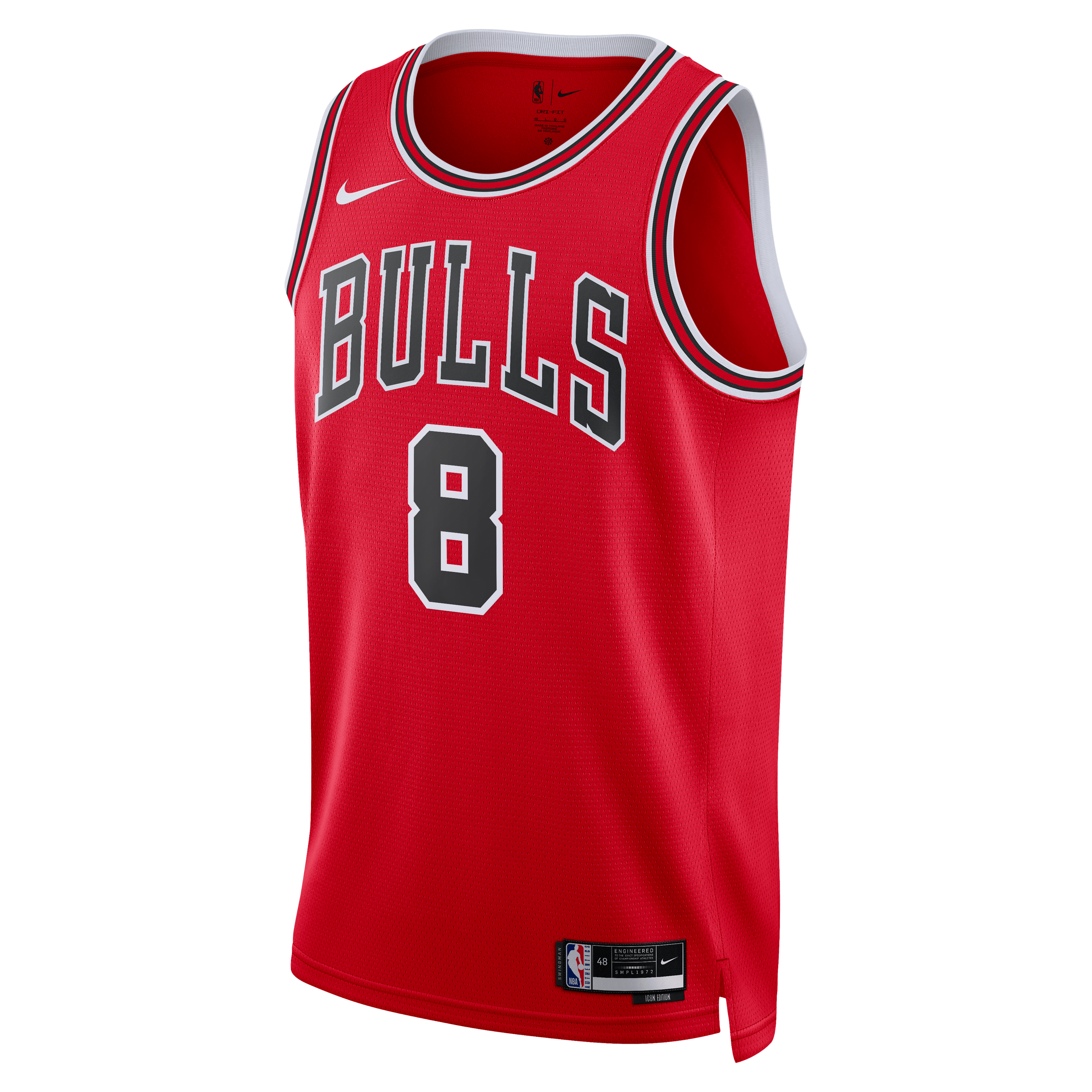 Youth Nike Caleb Wilson Red Chicago Bulls Swingman Jersey - Icon Edition
