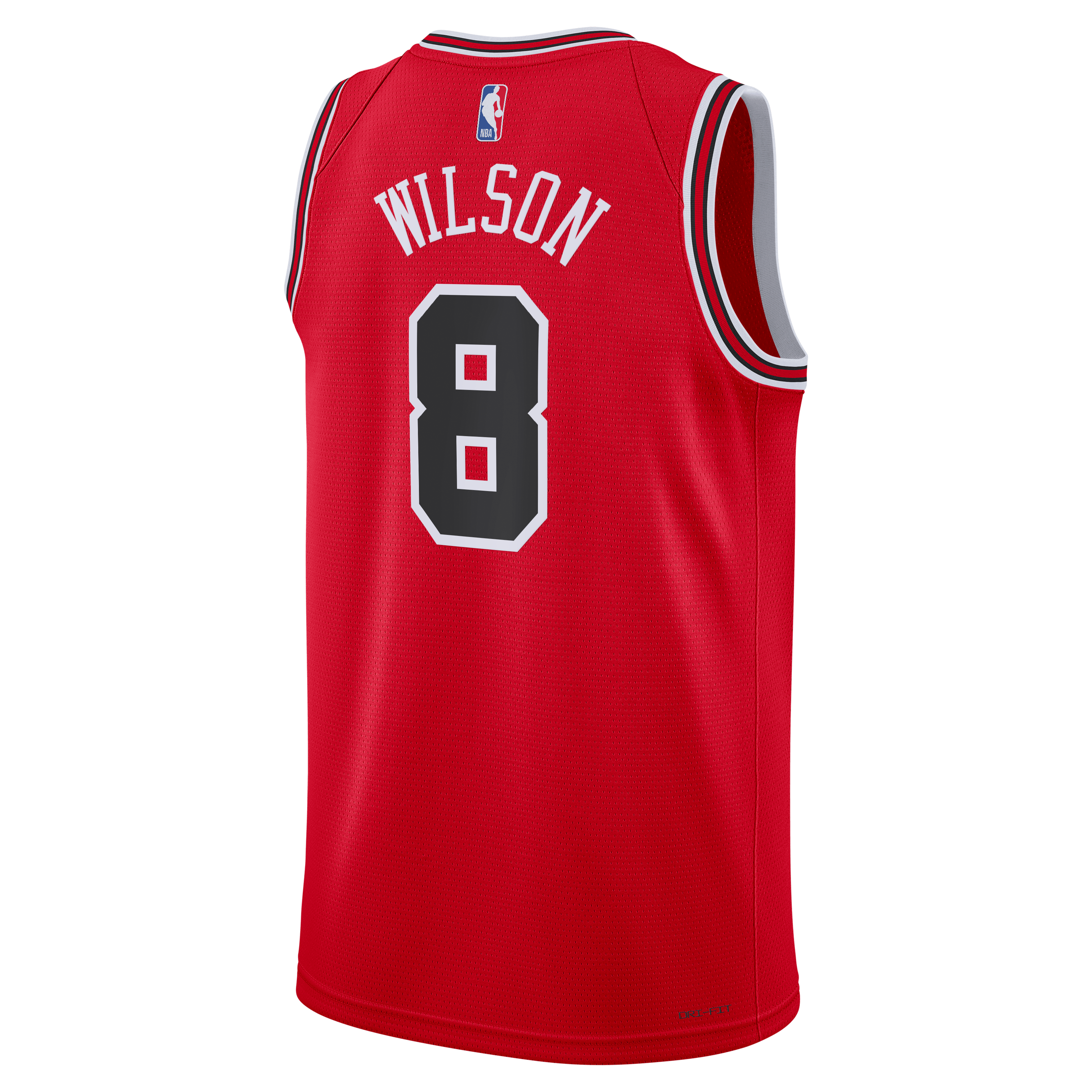 Youth Nike Caleb Wilson Red Chicago Bulls Swingman Jersey - Icon Edition